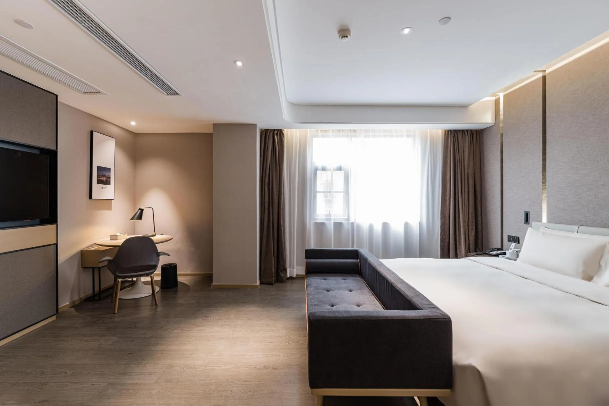 Bed in Atour Hotel Fuzhou Wusi Road Hot Spring Park