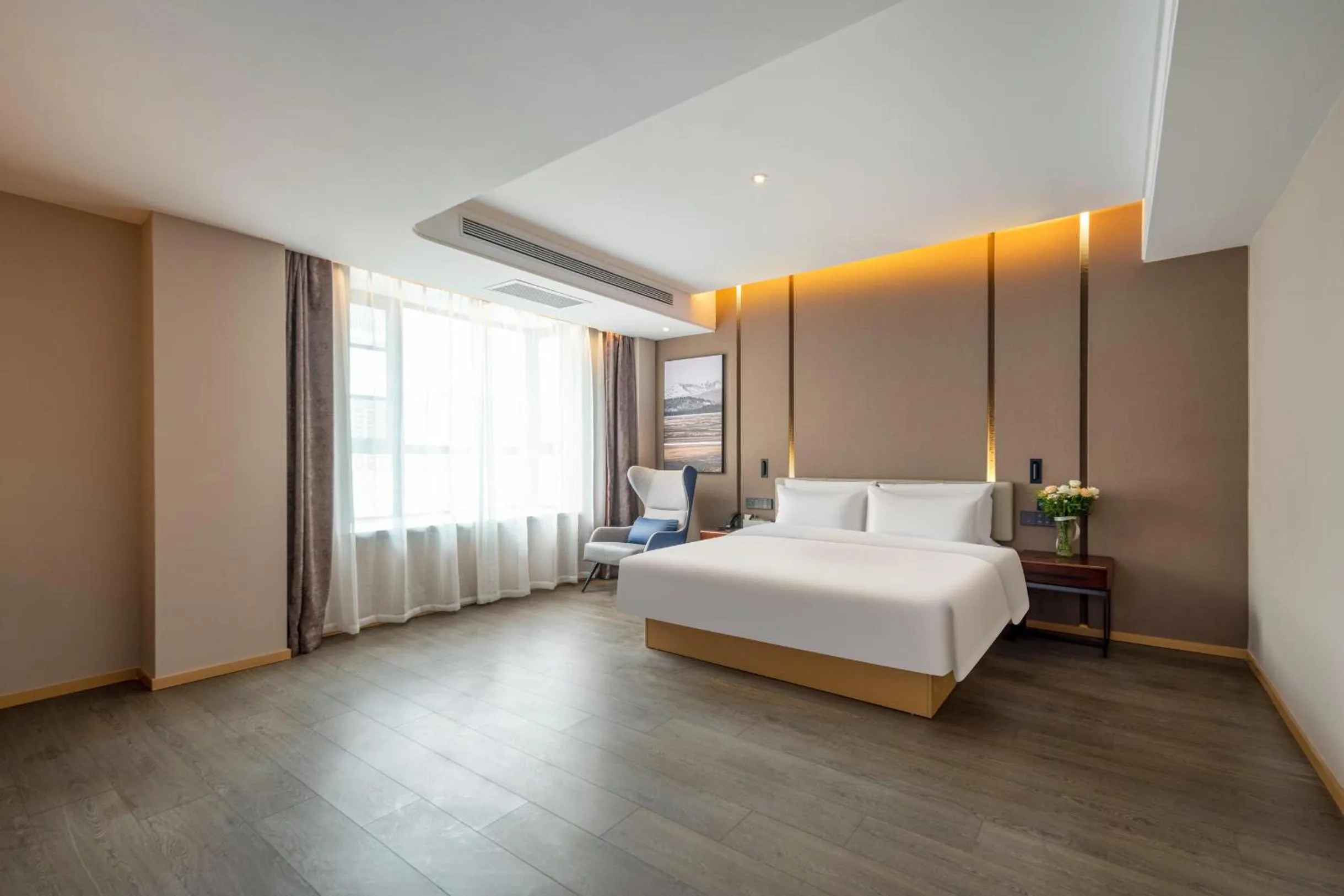 Bed in Atour Hotel Taizhou Linhai Taizhou University