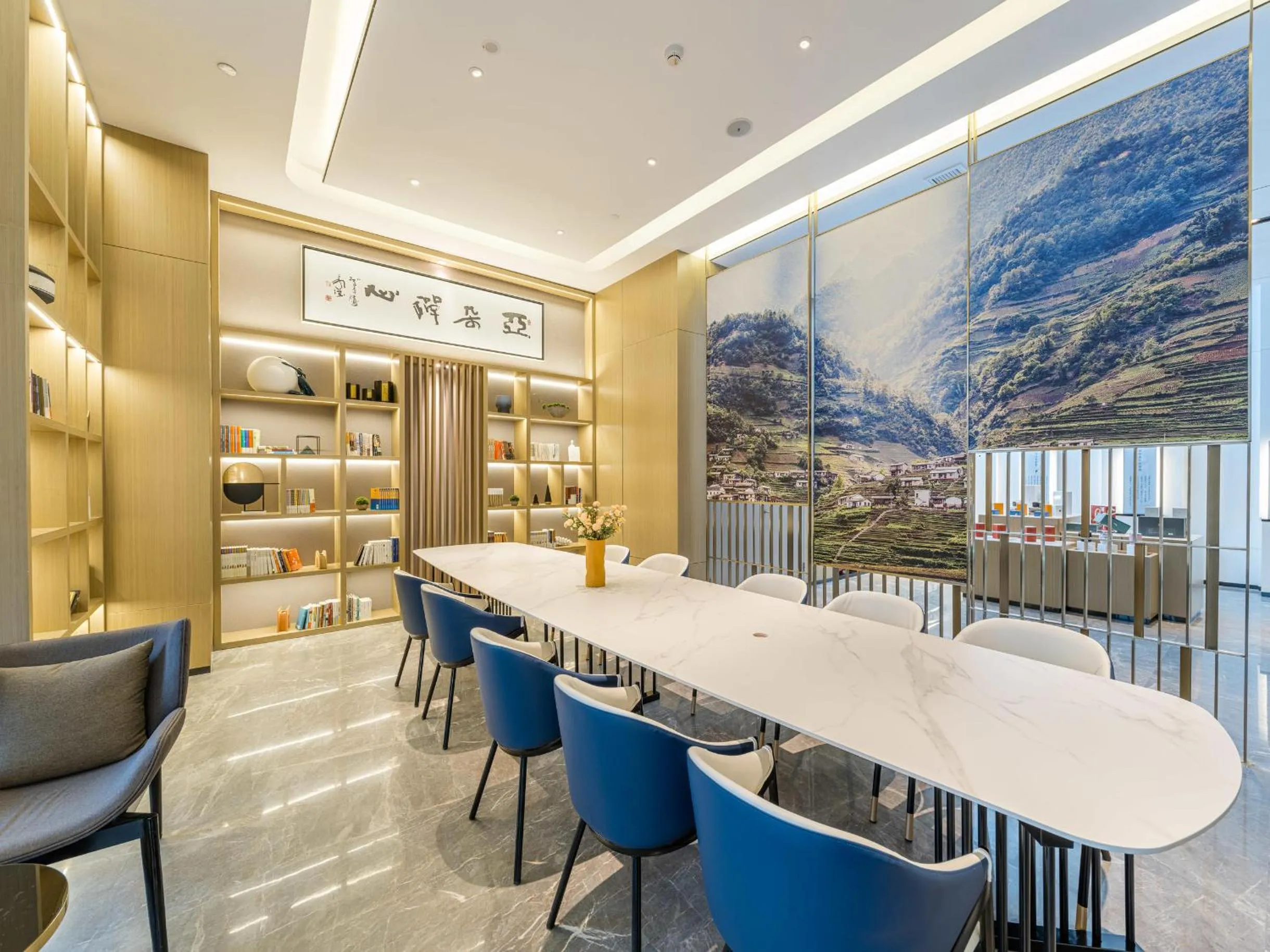 Seating area in Atour Hotel Xiamen Airport Wuyuan Bay
