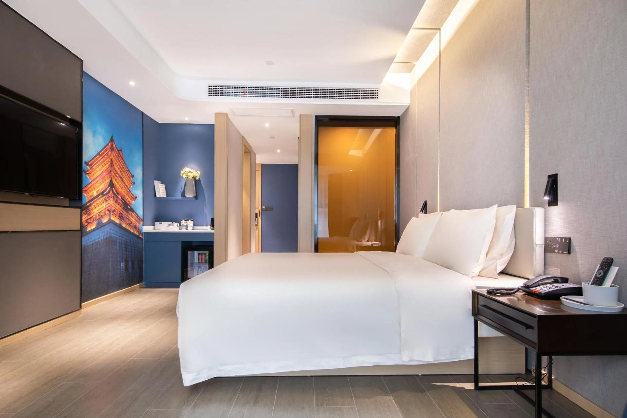 Bed in Atour Hotel Yichun Administrative Center