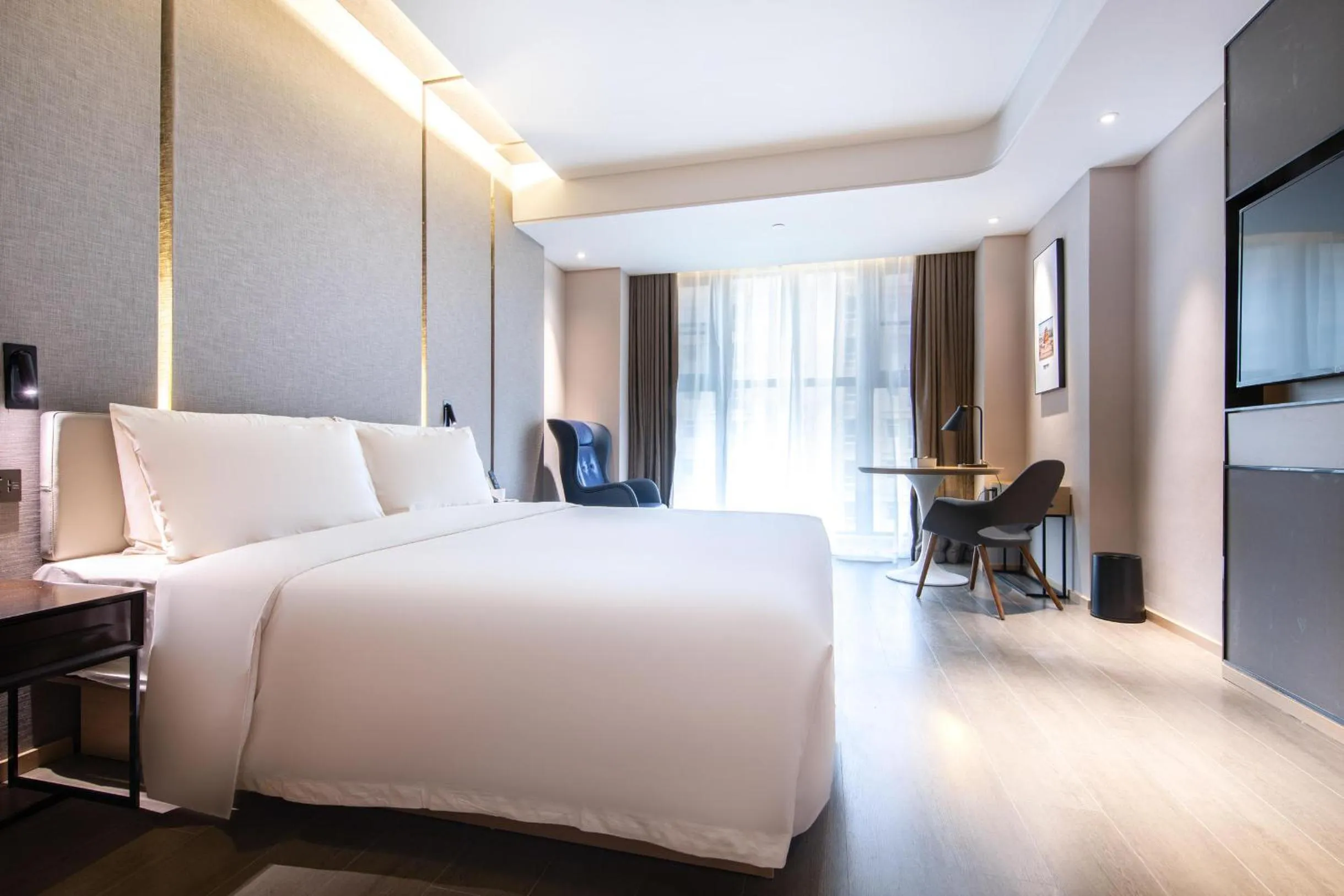 Bed in Atour Hotel Yichun Administrative Center