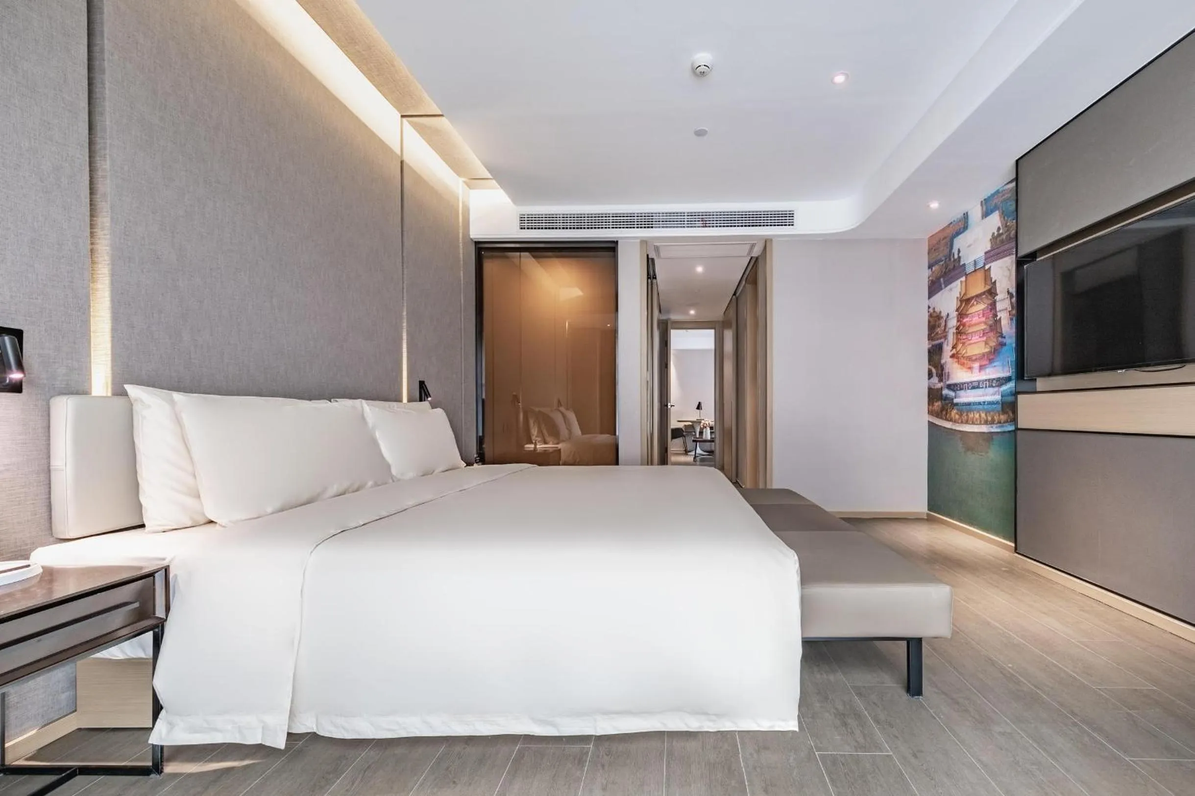 Bed in Atour Hotel Yichun Administrative Center