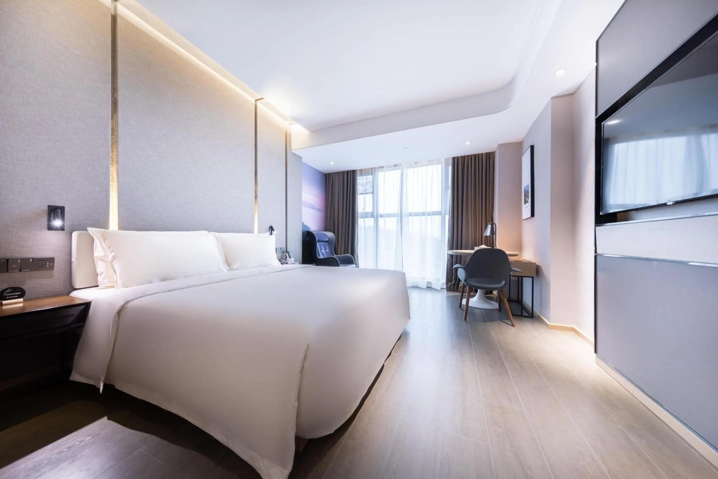 Bed in Atour Hotel Yichun Administrative Center