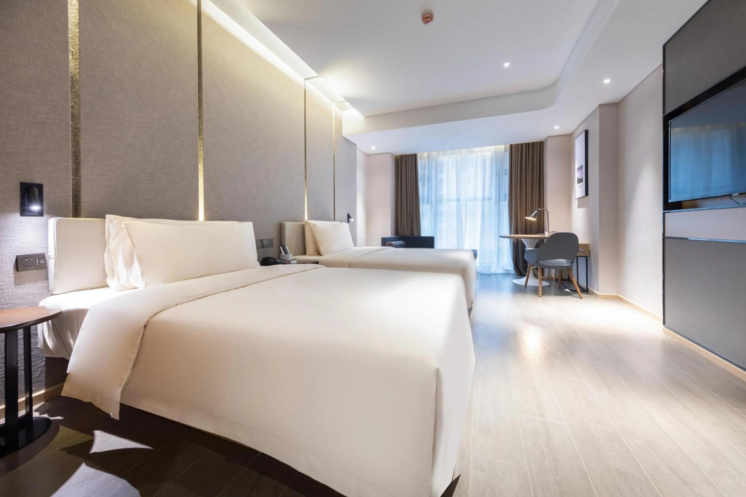 Bed in Atour Hotel Yichun Administrative Center