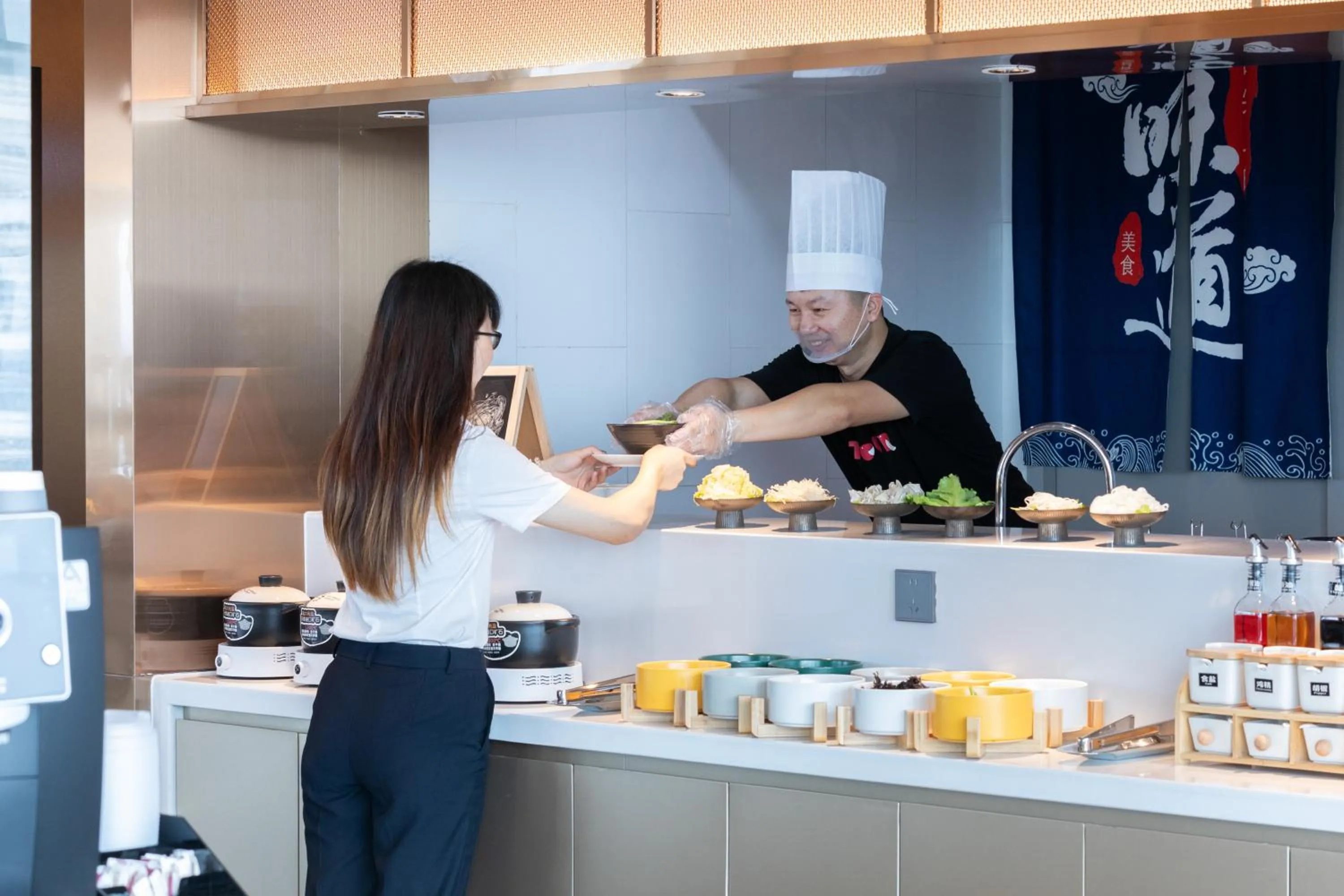 Breakfast in Atour Hotel Guangzhou Huangpu Development Zone Baoying