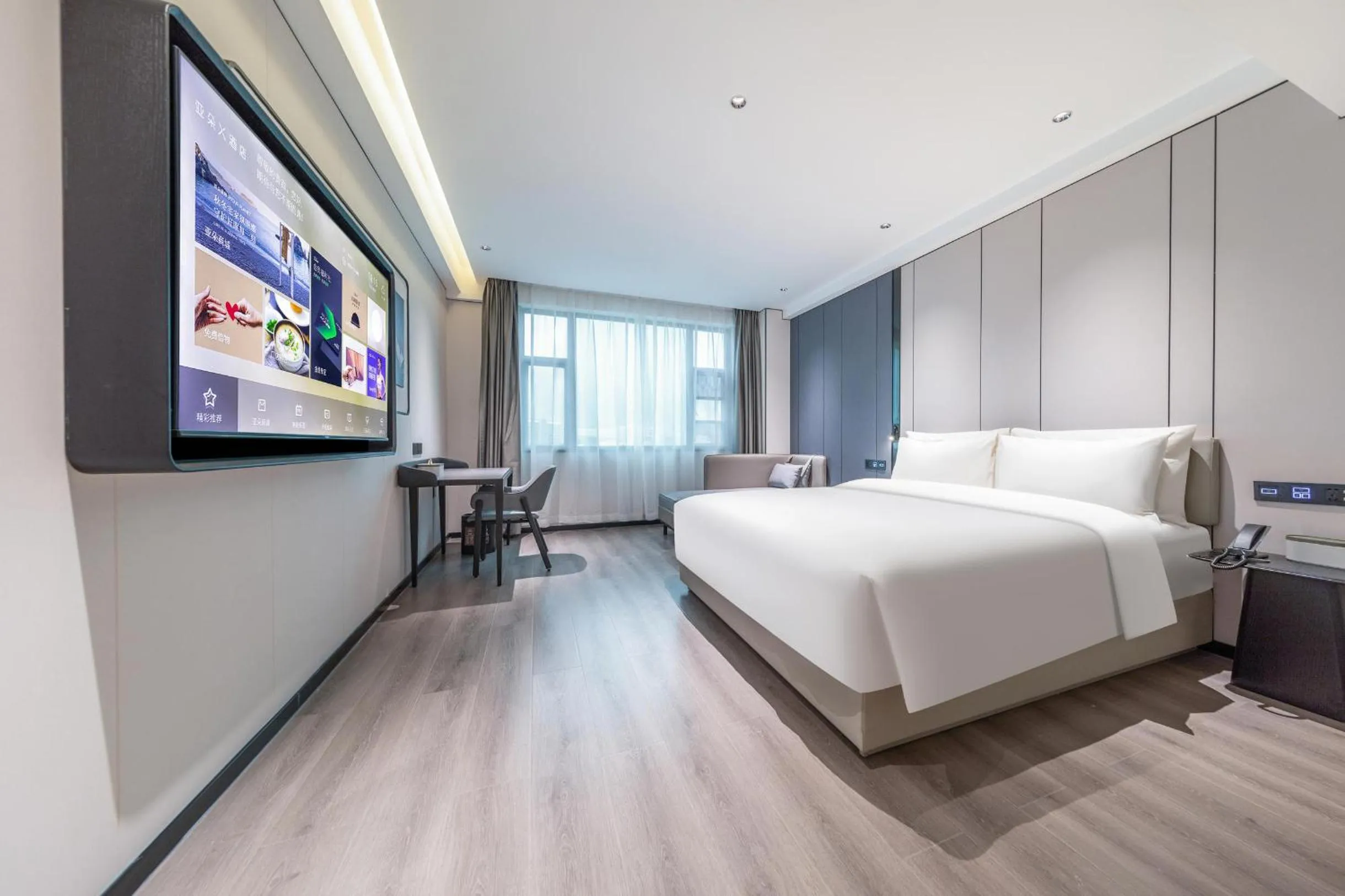 Bedroom, Bed in Atour X Hotel Guangzhou Baiyun International Airport Renhe Station