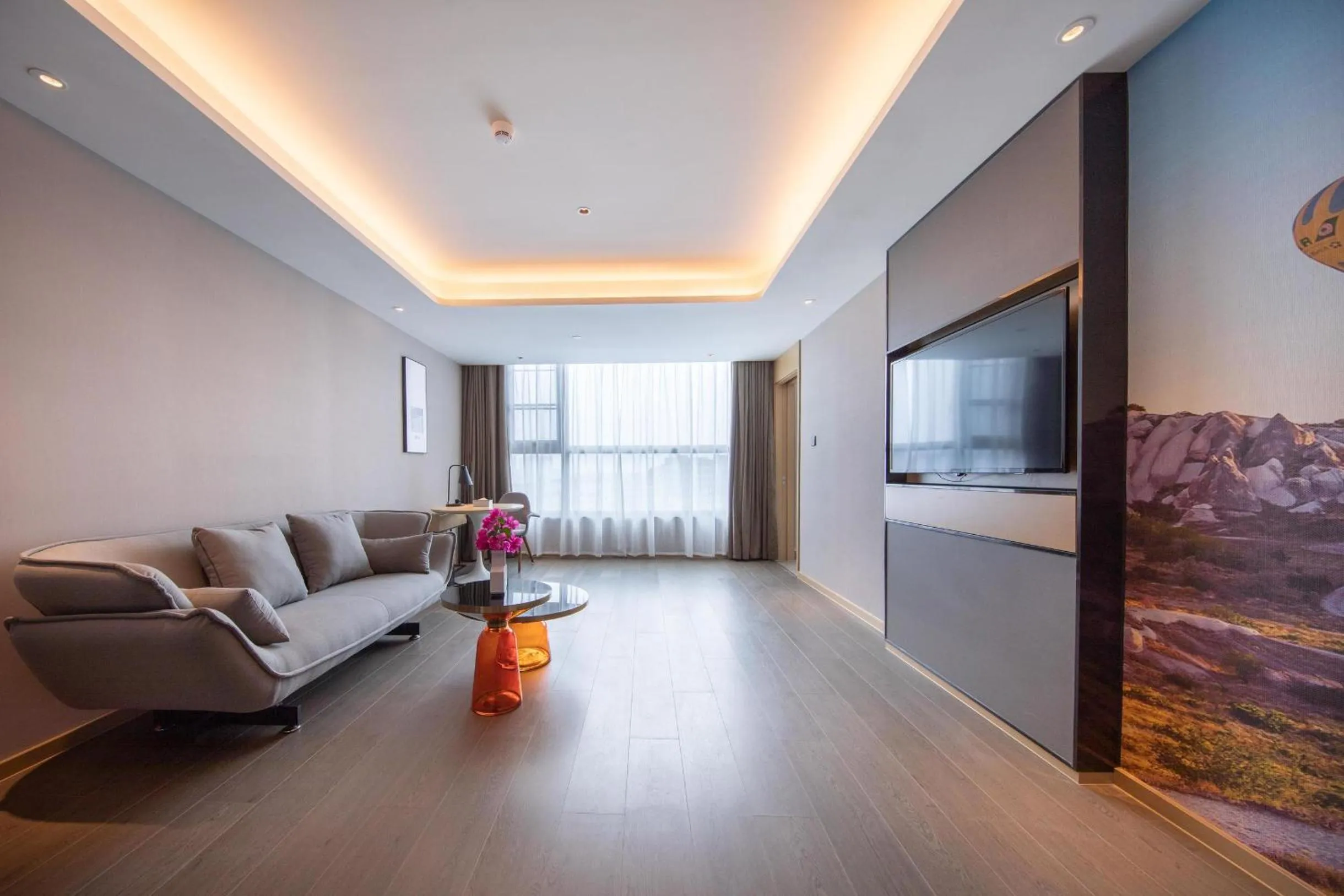 Living room in Atour Hotel Shenzhen Fuhai International Convention and Exhibition Center