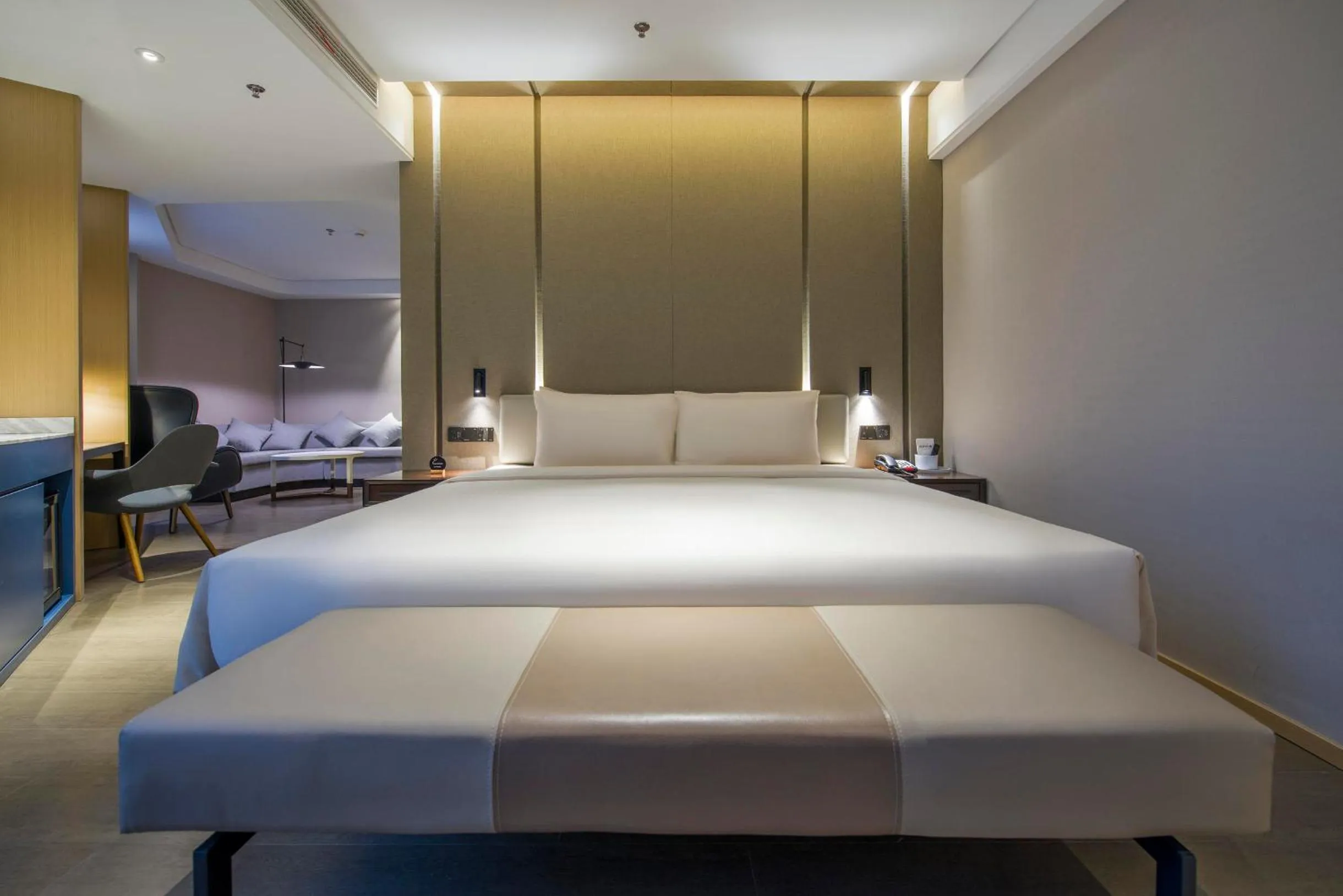 Bed in Atour Hotel Shenzhen Nanshan Shekou