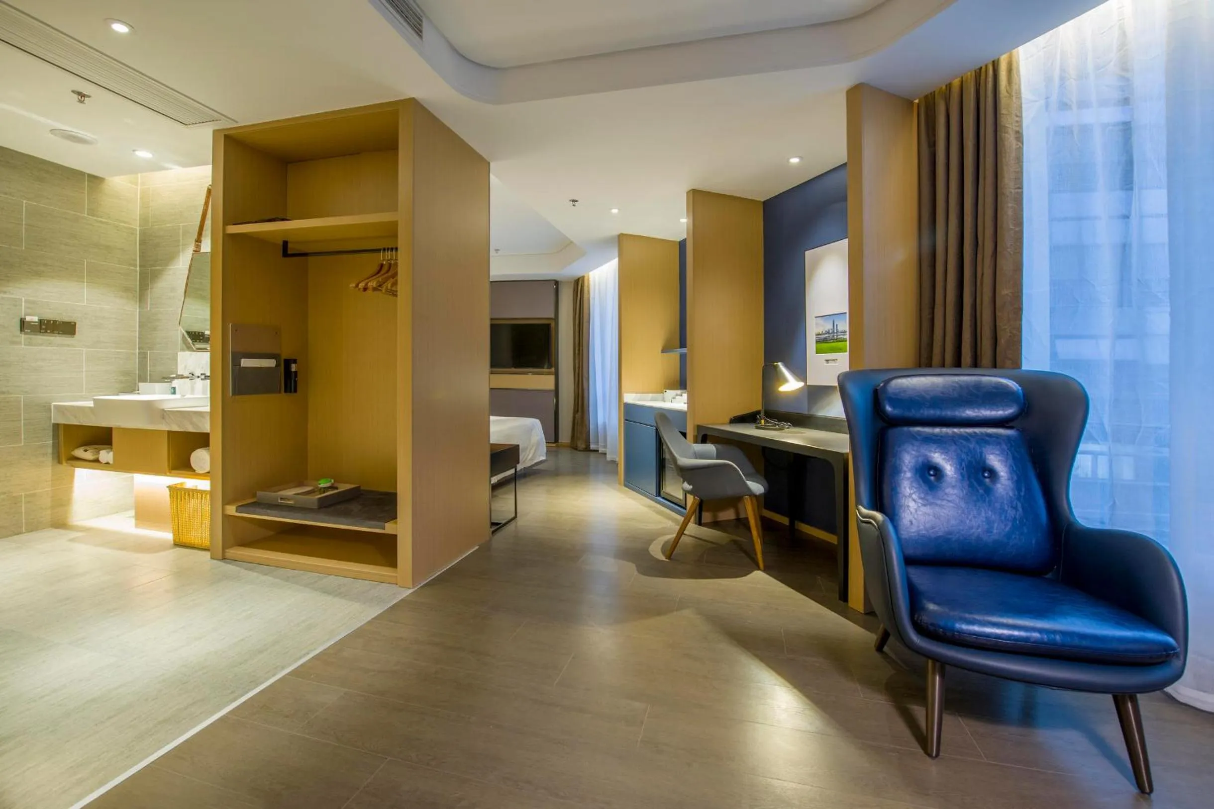 Living room in Atour Hotel Shenzhen Nanshan Shekou