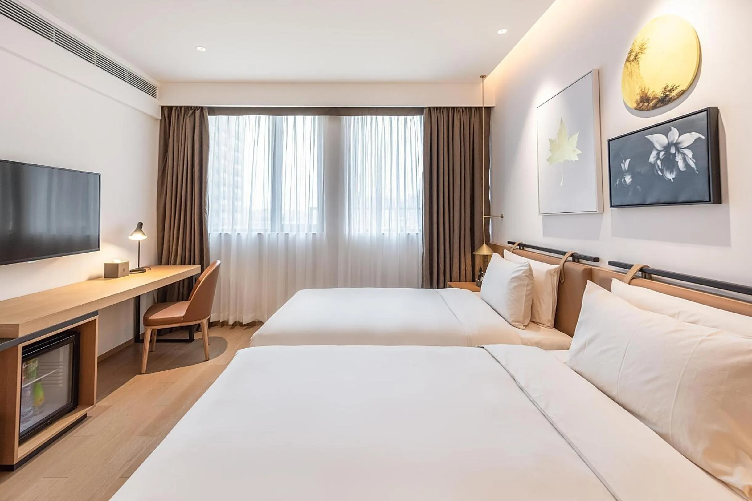Bed in Atour Hotel Shenzhen Nanshan Vanke Yuncheng