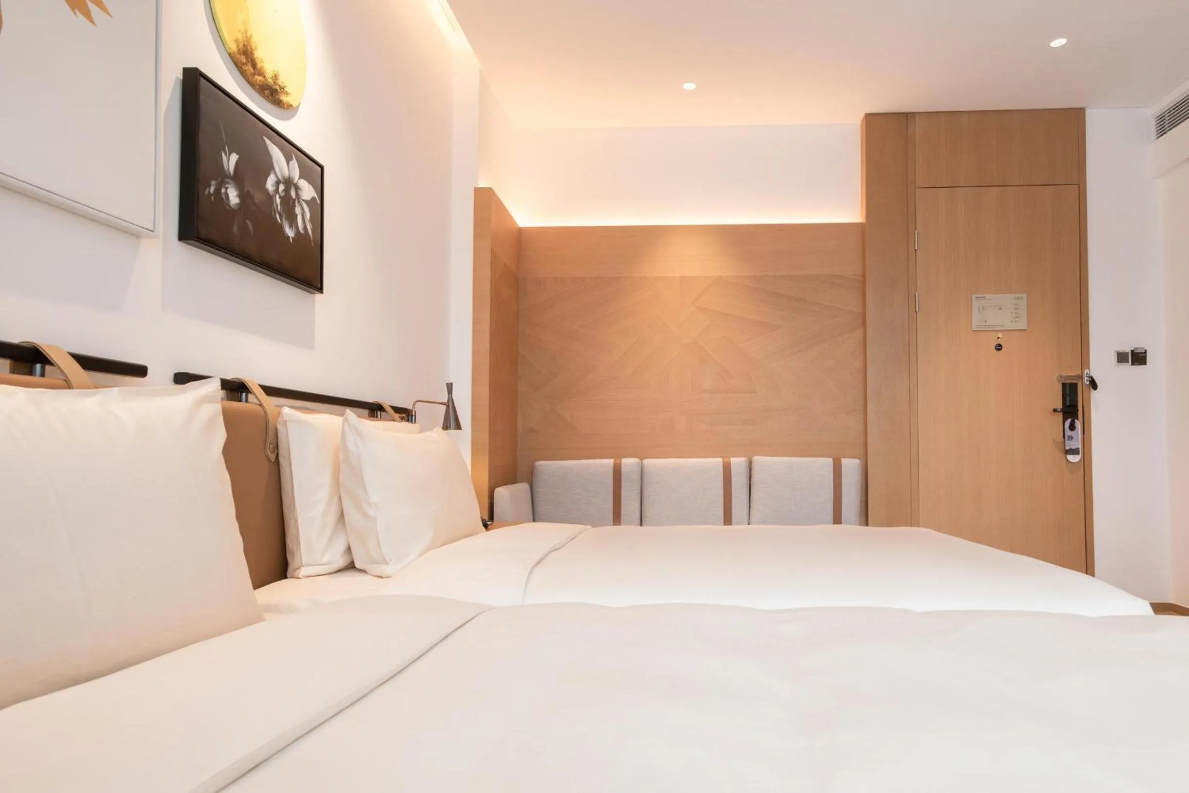 Bed in Atour Hotel Shenzhen Nanshan Vanke Yuncheng