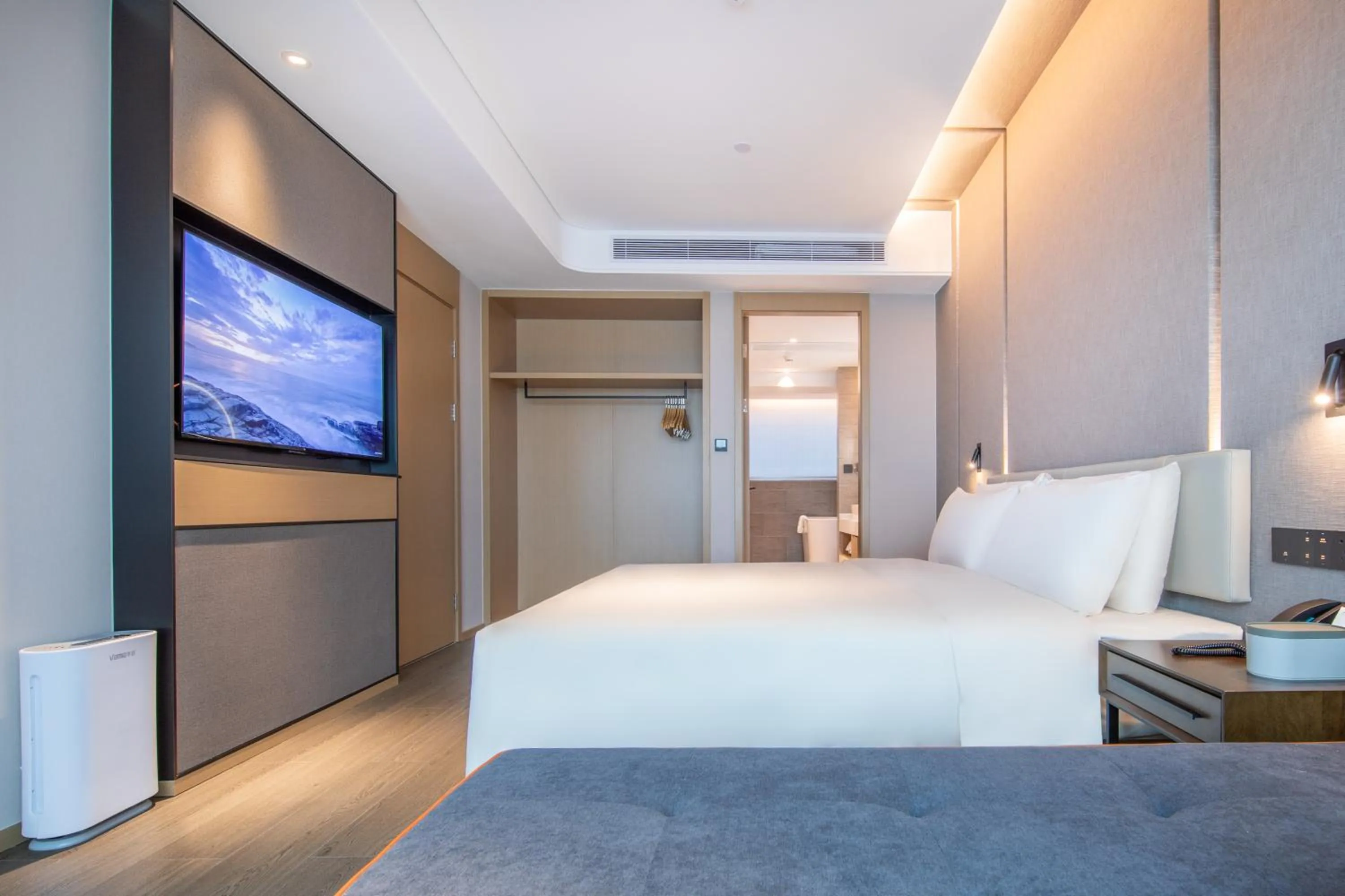 Bed in Atour Hotel Shenzhen Guanlan High Tech Park