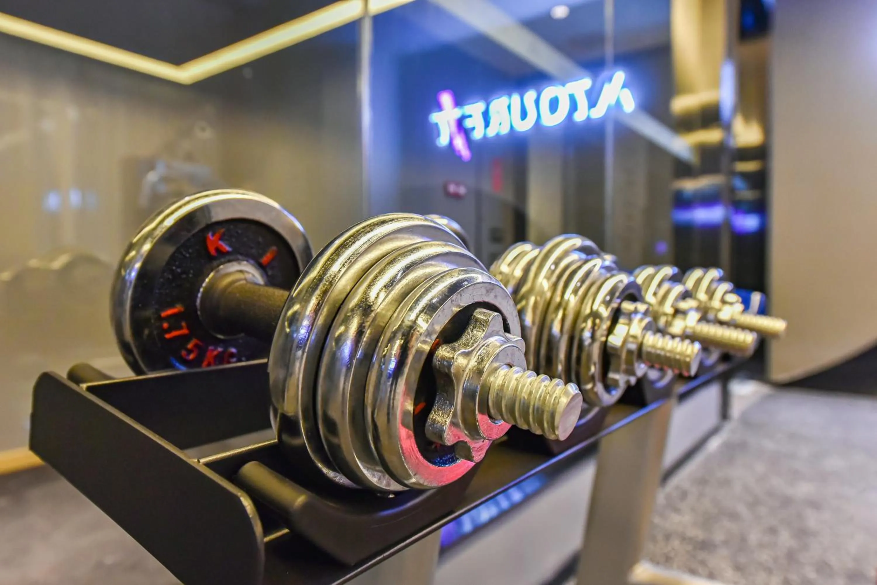 Fitness centre/facilities in Atour Hotel Dongguan Nancheng International Trade Center