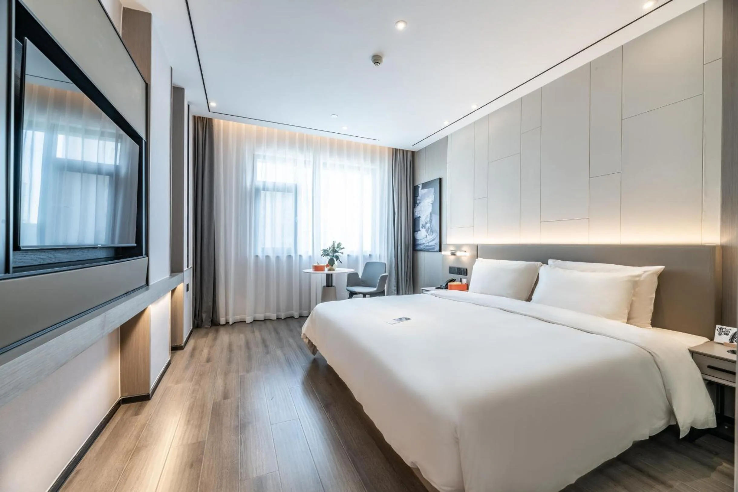 Bedroom, Bed in Atour X Hotel Chengdu Shuangnan Wuhou Avenue Station