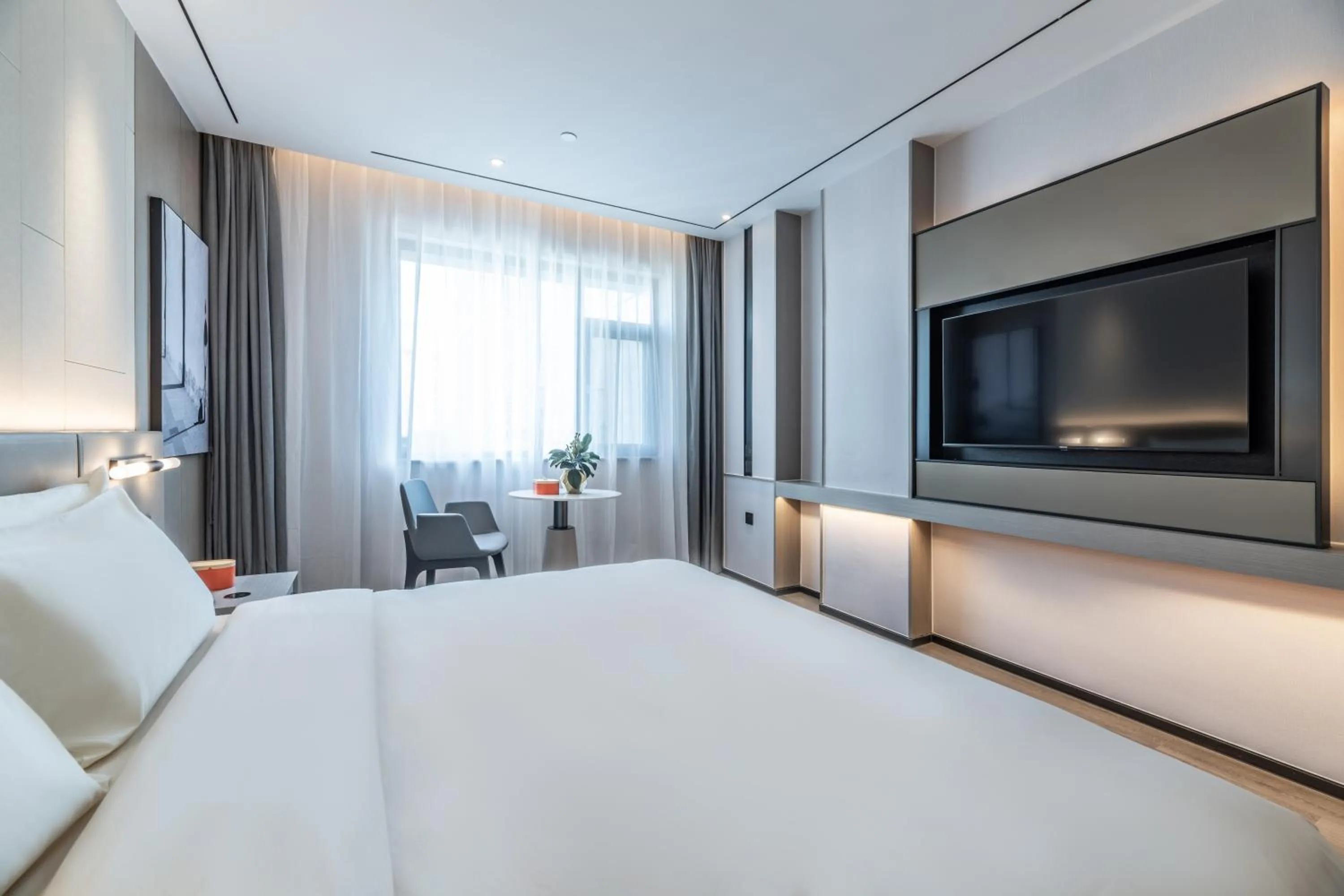 TV and multimedia, Bed in Atour X Hotel Chengdu Shuangnan Wuhou Avenue Station