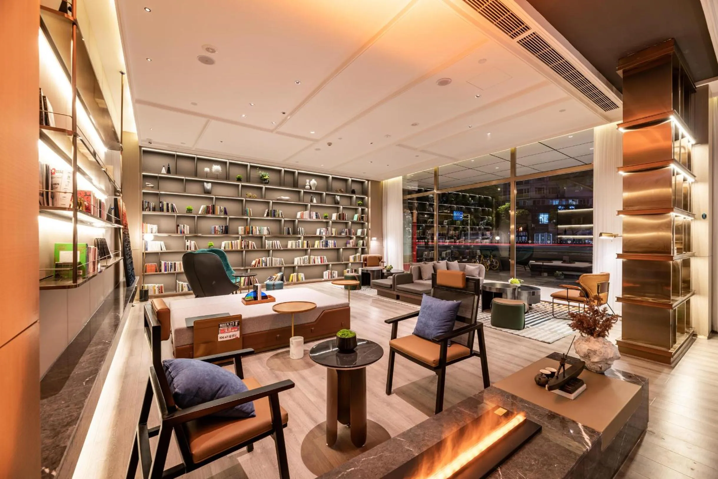 Seating area in Atour X Hotel Chengdu Shuangnan Wuhou Avenue Station