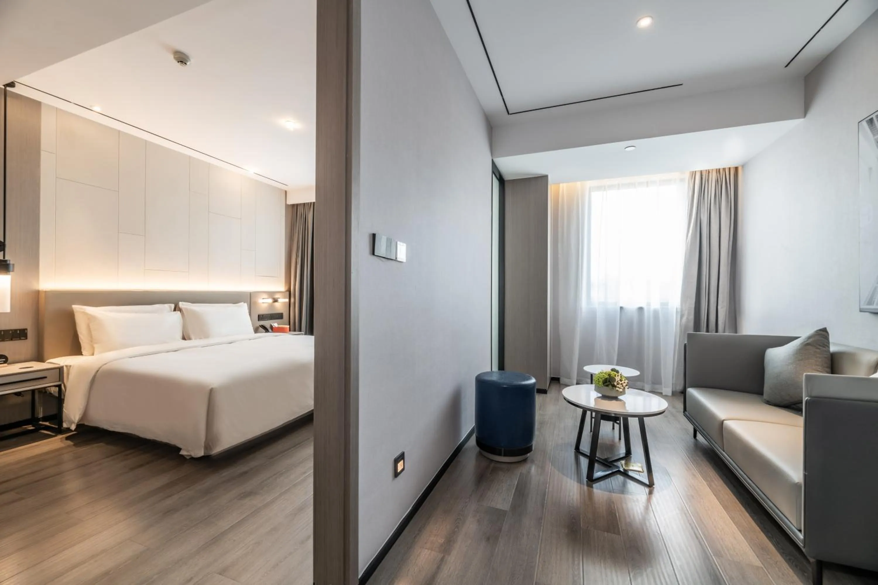 Bed in Atour X Hotel Chengdu Shuangnan Wuhou Avenue Station