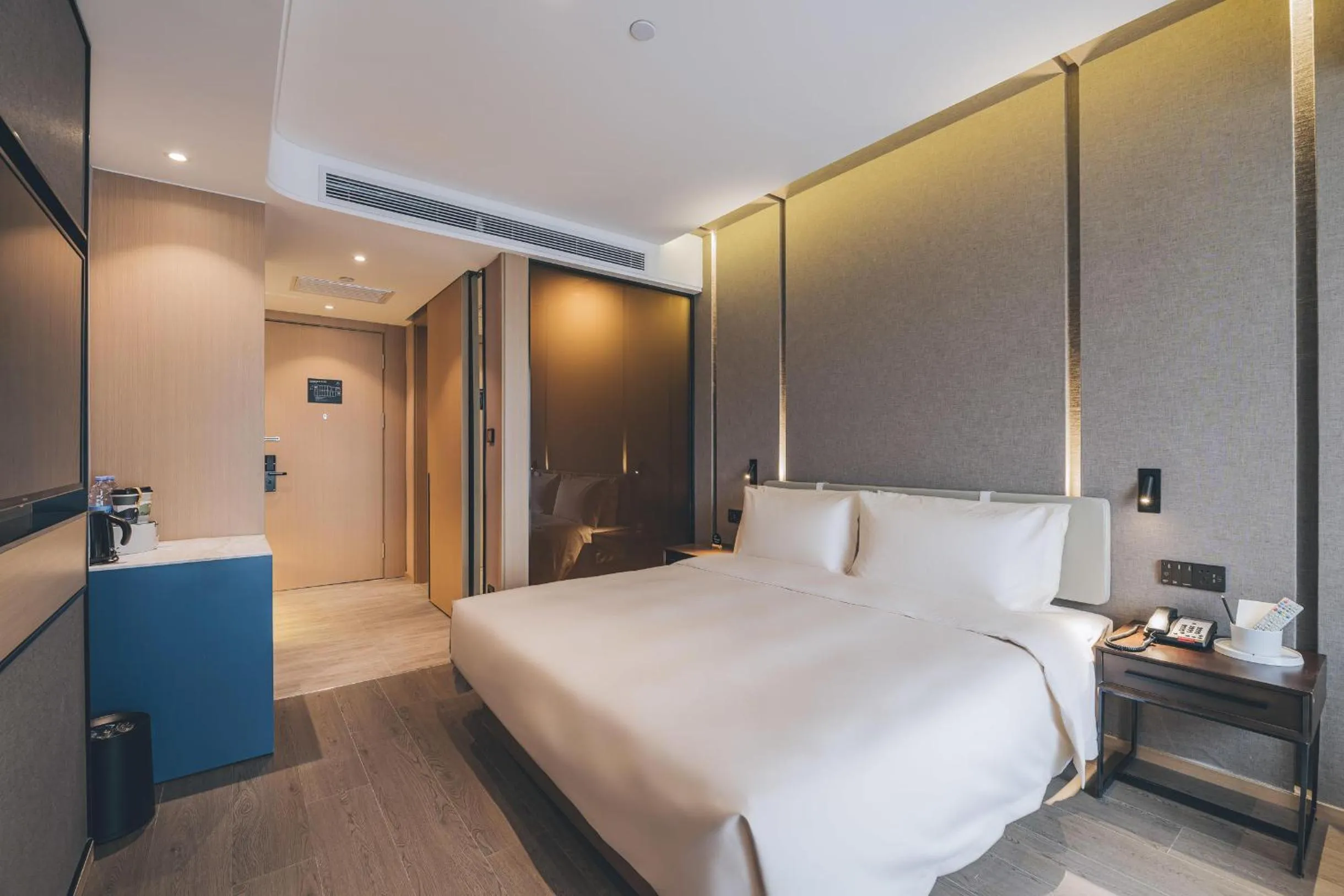 Bed in Atour Hotel Lanzhou Dongfanghong Plaza