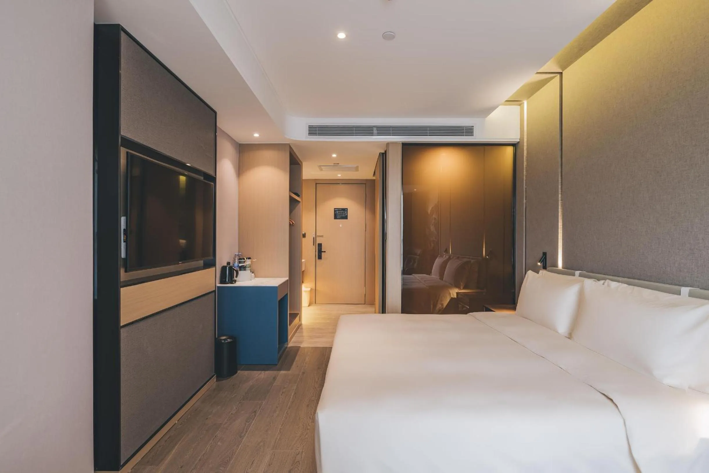 Bed in Atour Hotel Lanzhou Dongfanghong Plaza