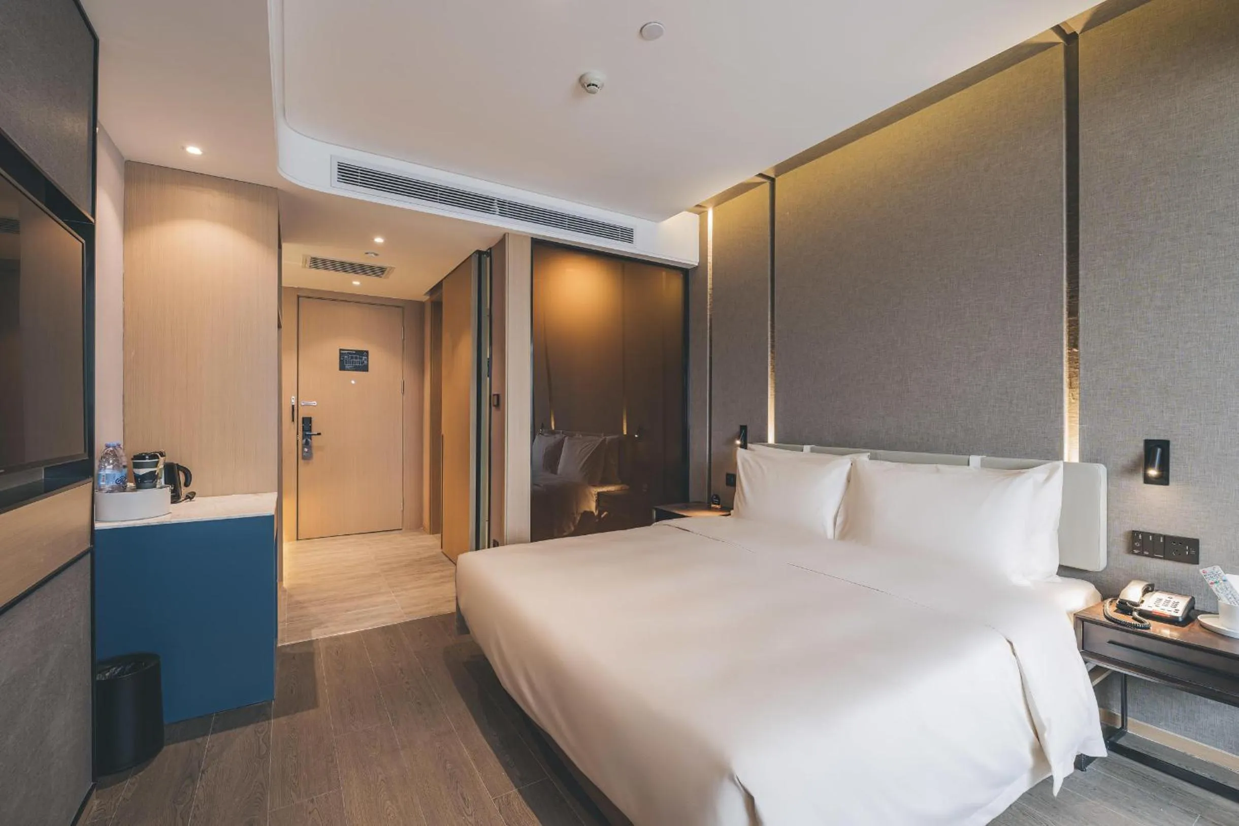 Bed in Atour Hotel Lanzhou Dongfanghong Plaza