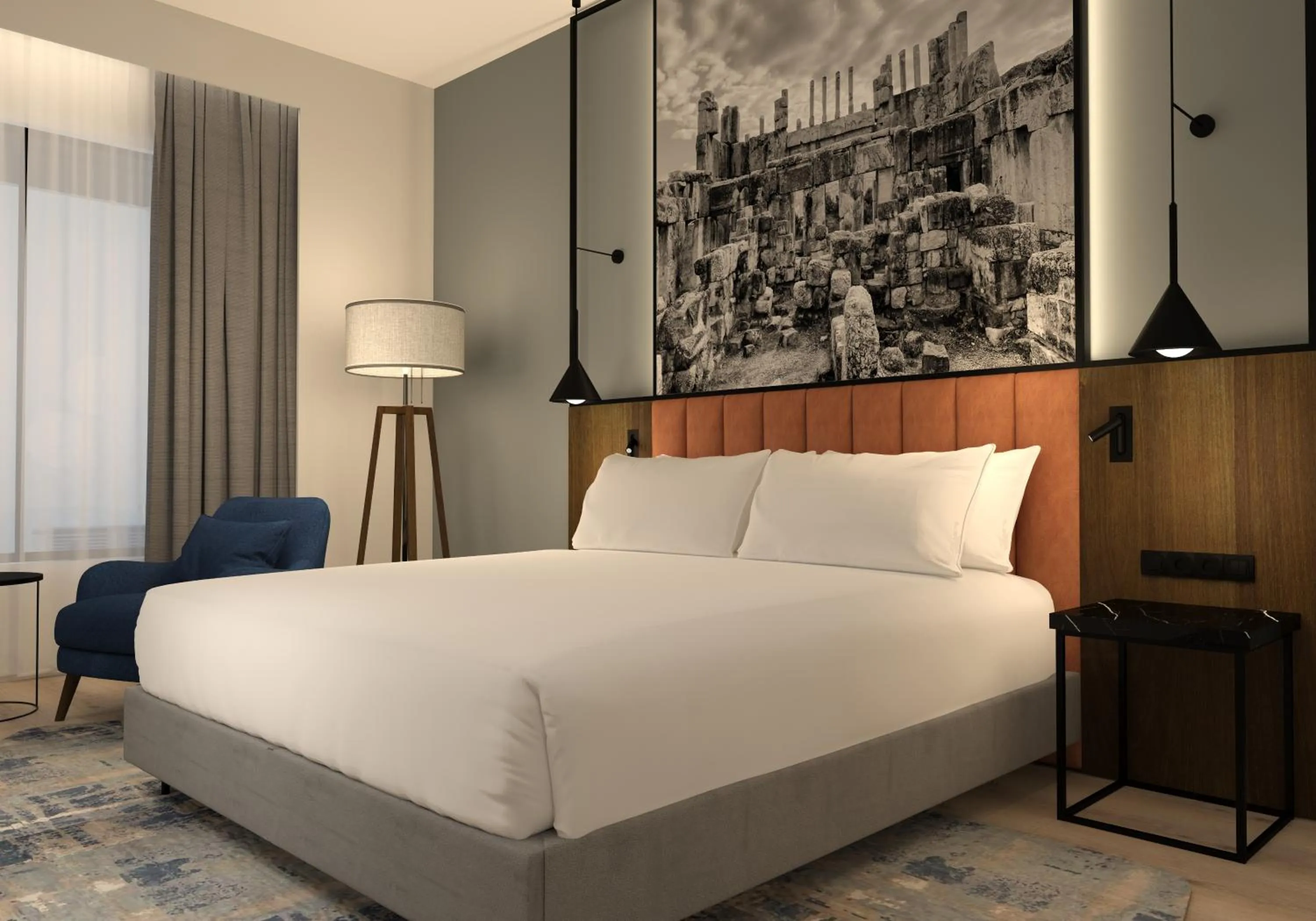 Bed in Radisson Blu Hotel, Amman Galleria Mall