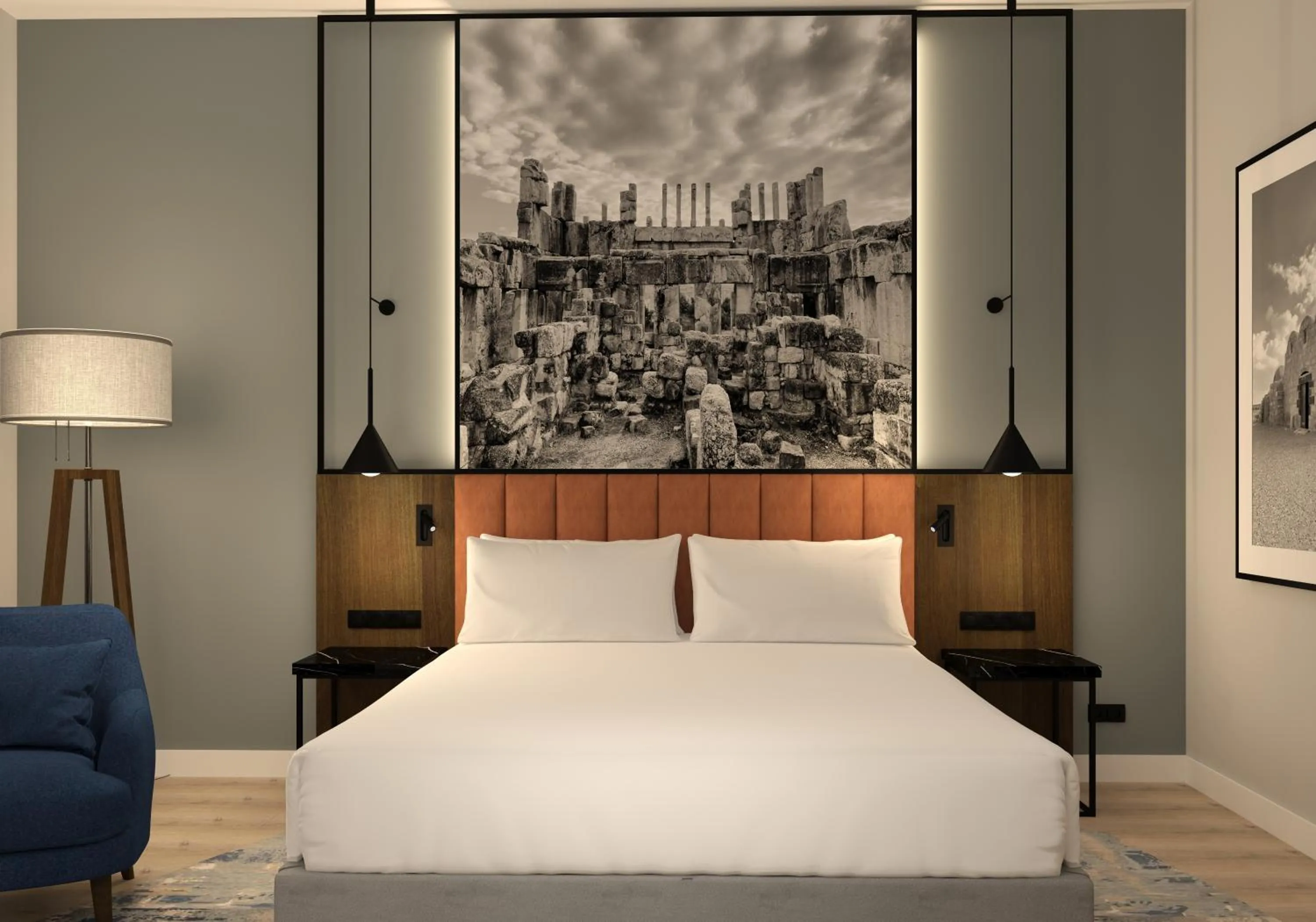 Bedroom, Bed in Radisson Blu Hotel, Amman Galleria Mall