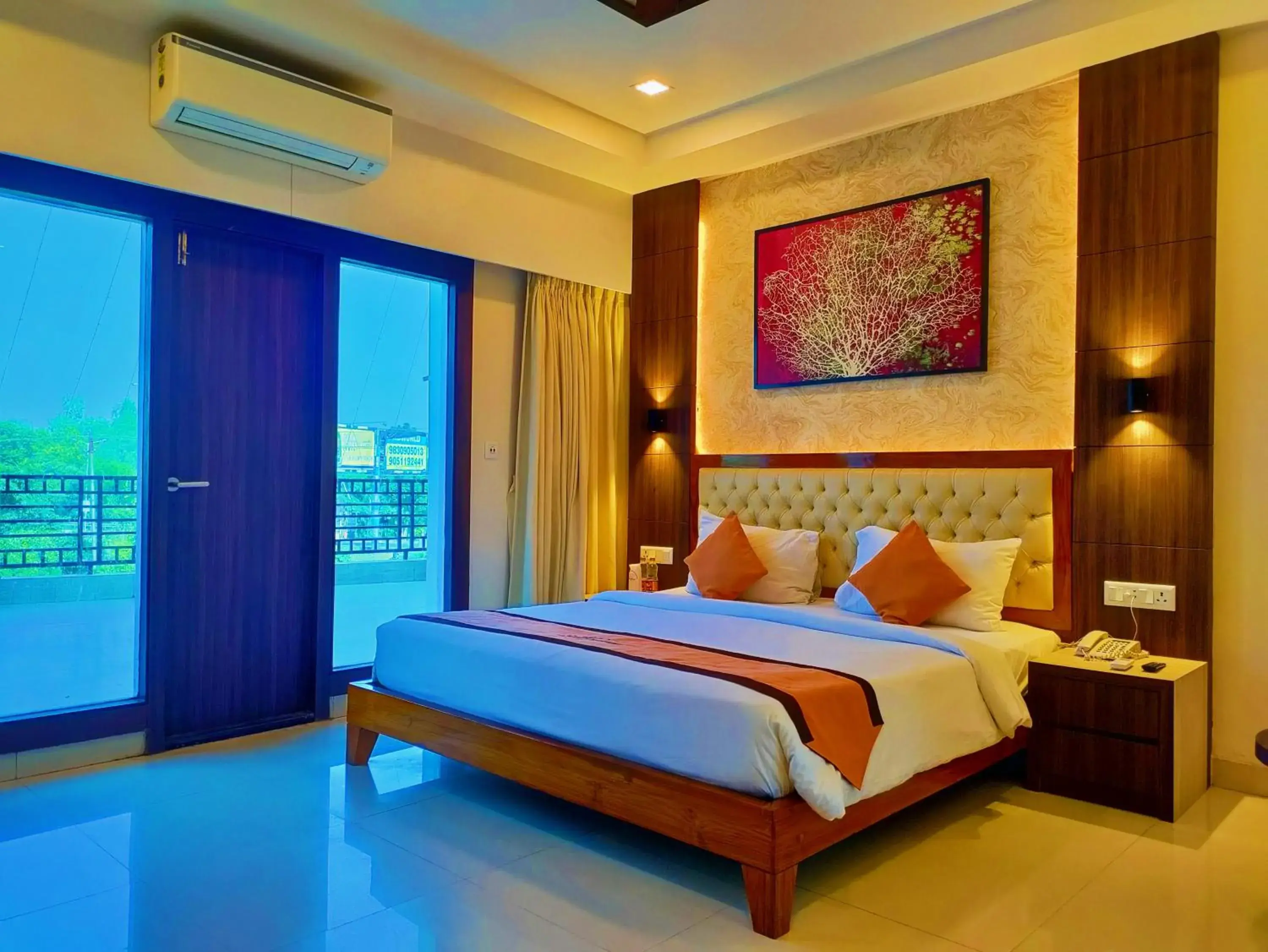 Deluxe Double Room with Balcony - single occupancy in Sambhabana Hotel & Suites Deluxe Double Room with Balcony - single occupancy in Sambhabana Hotel & Suites