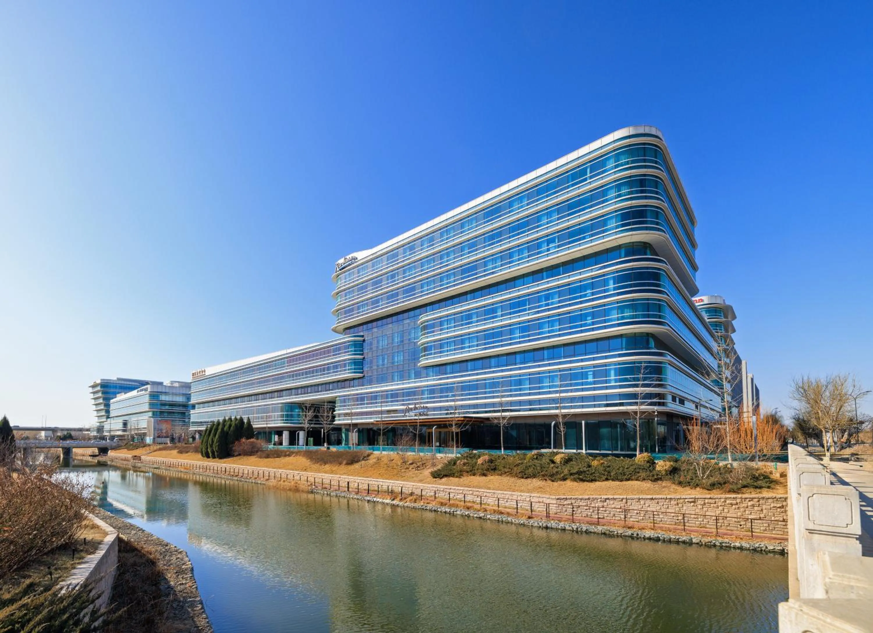 Property building in Radisson Hotel, Beijing DaXing Airport
