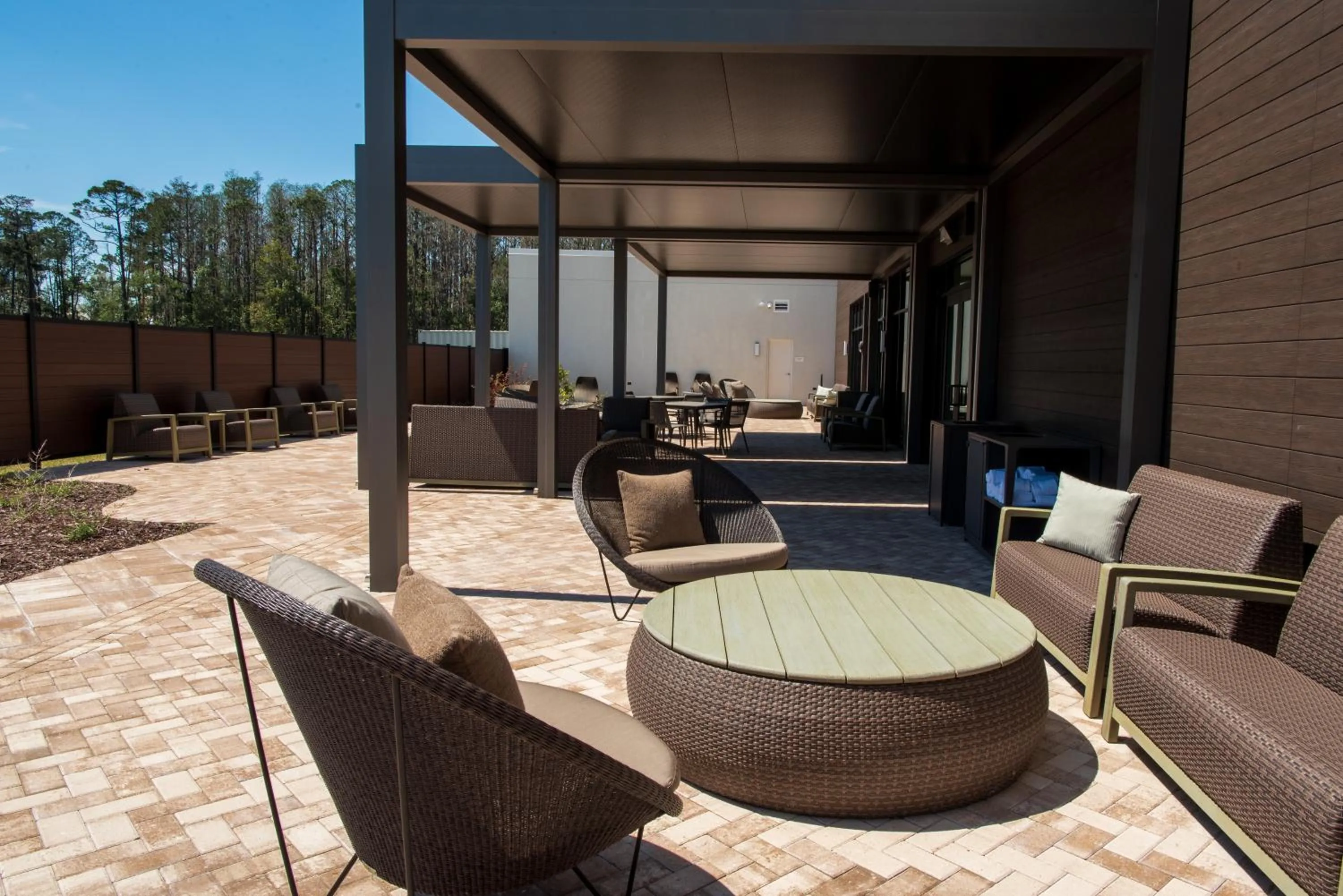 Patio in Courtyard by Marriott Lake City