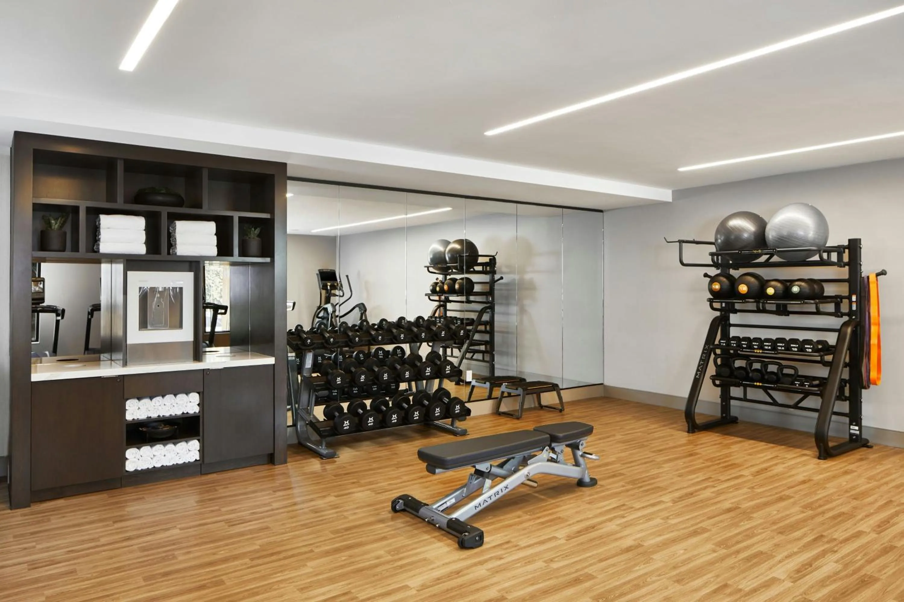 Fitness centre/facilities in AC Hotel by Marriott Sacramento