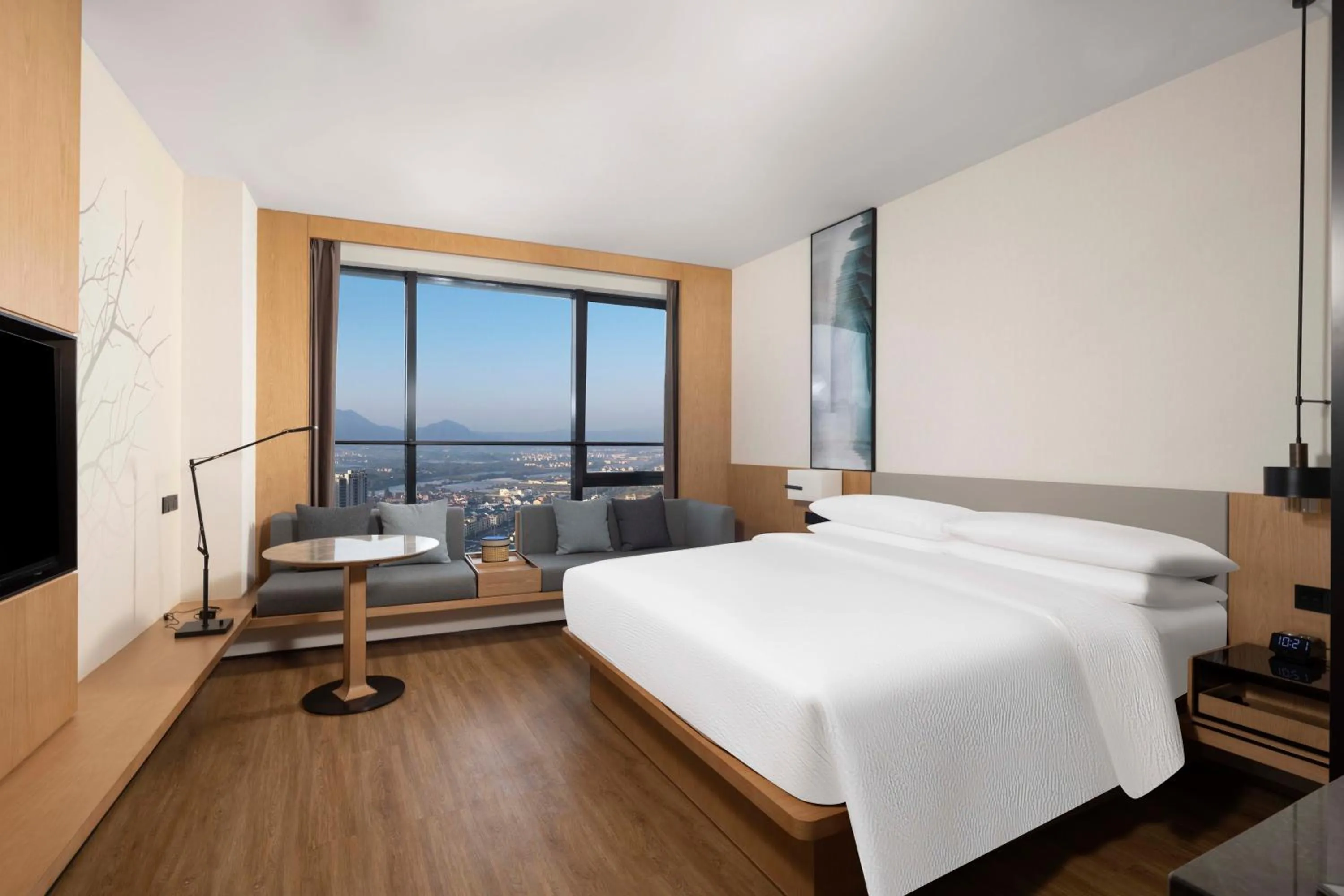 Bedroom, Bed in Fairfield by Marriott Pujiang