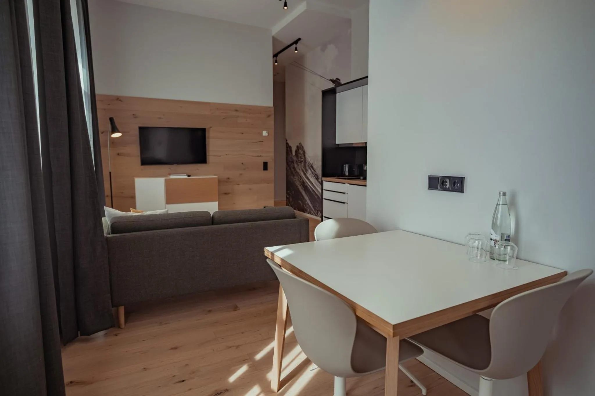 Kitchen or kitchenette, Bed in Mariandl am Berg