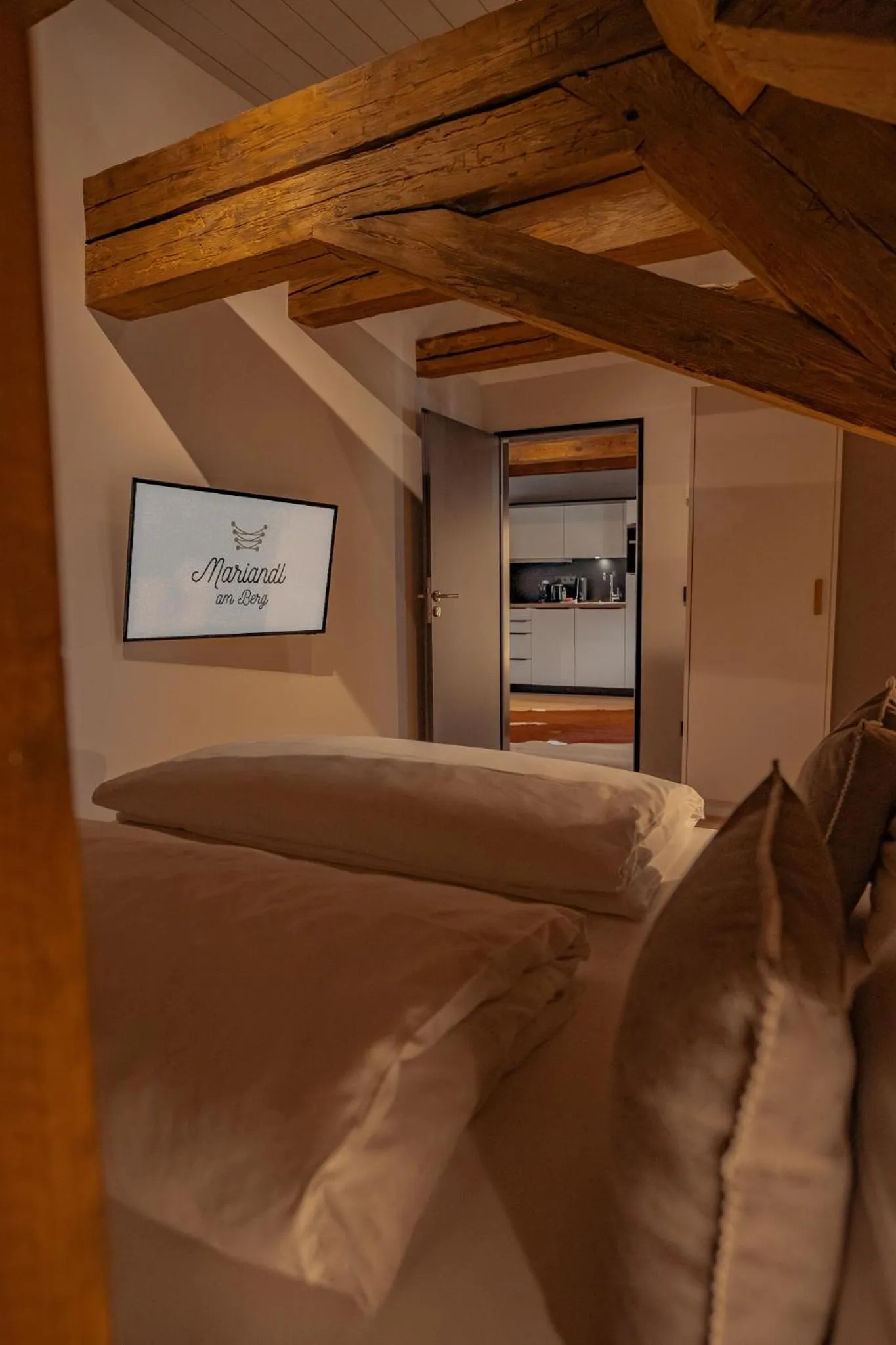 Bedroom, Bed in Mariandl am Berg