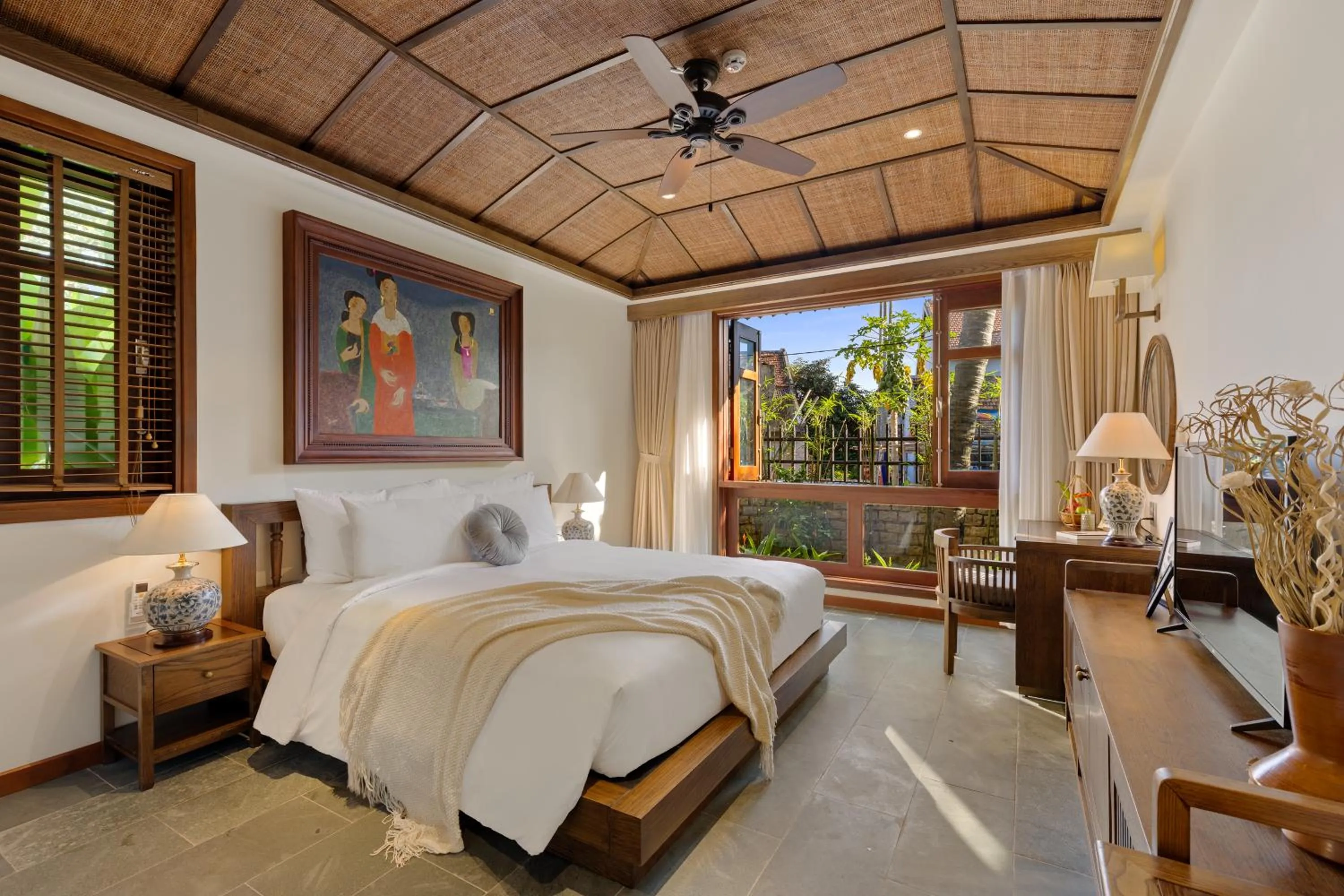 Bedroom, Bed in Sứ Retreat Hoi An - Riverfront Resort