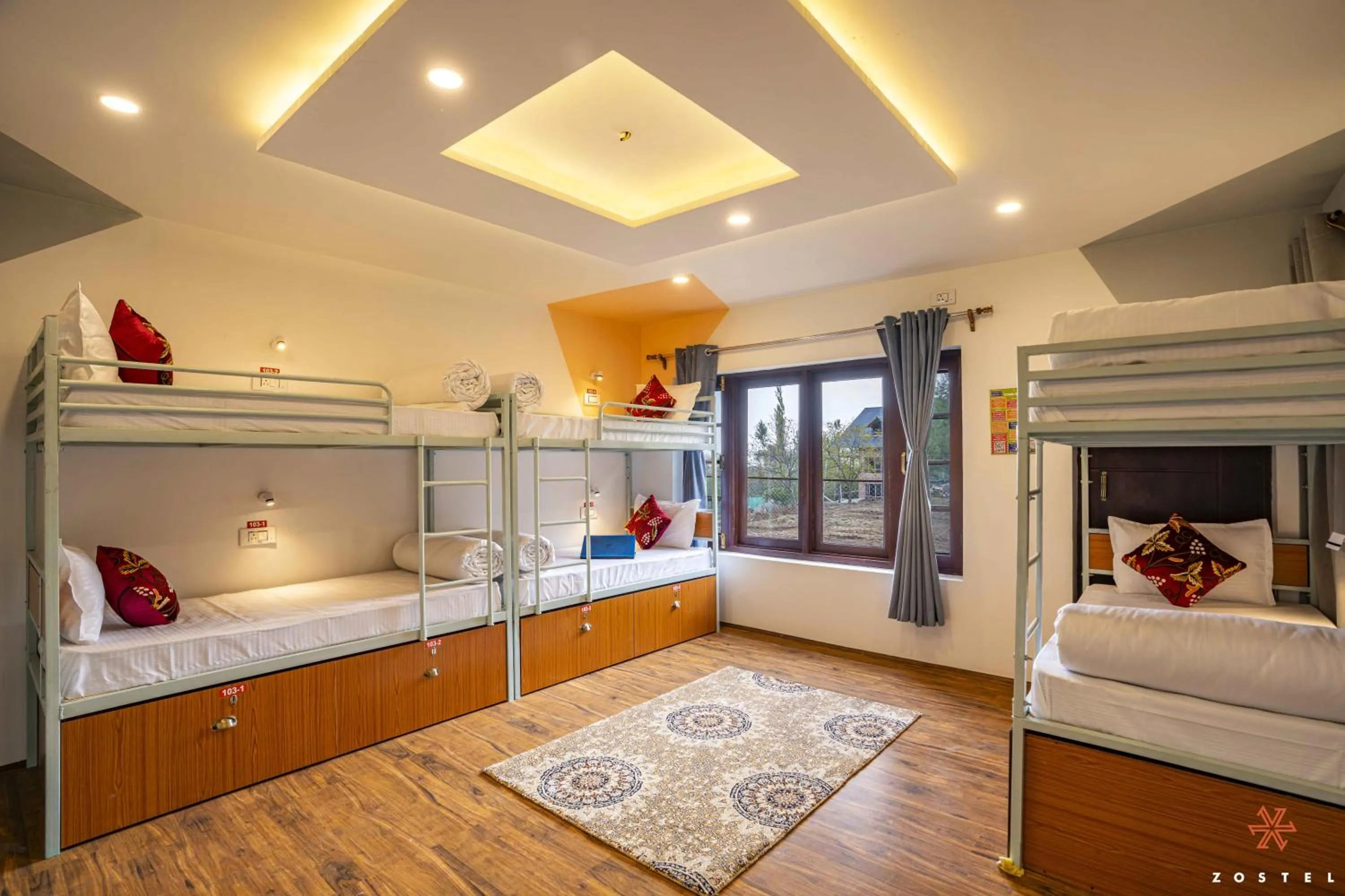 Bed in Zostel Pahalgam