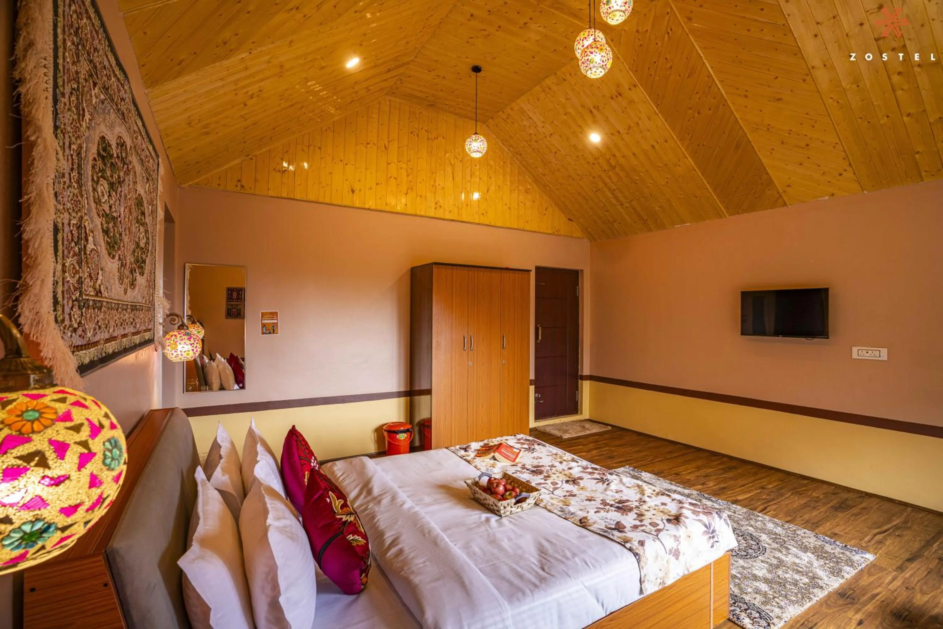 Photo of the whole room, Bed in Zostel Pahalgam