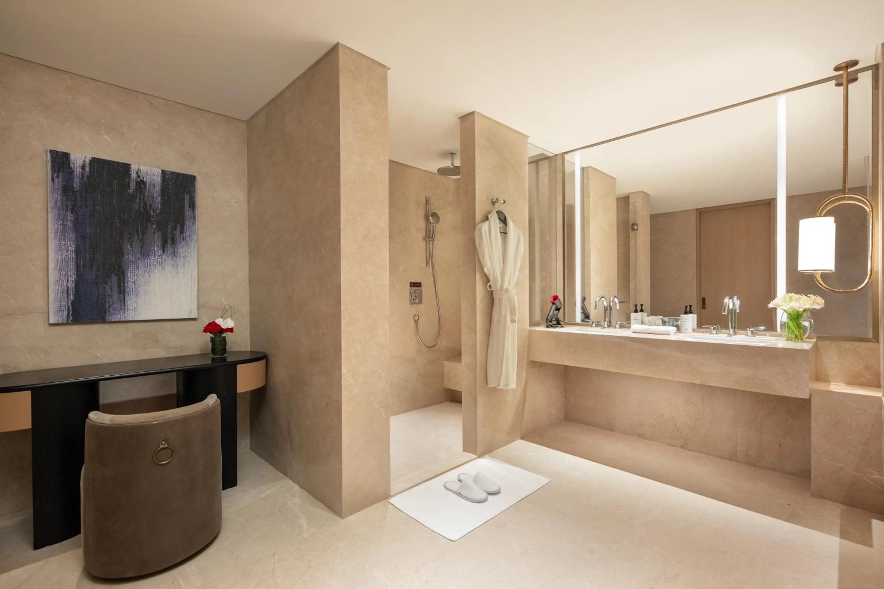 Bathroom in InterContinental Wuxi Taihu New City by IHG