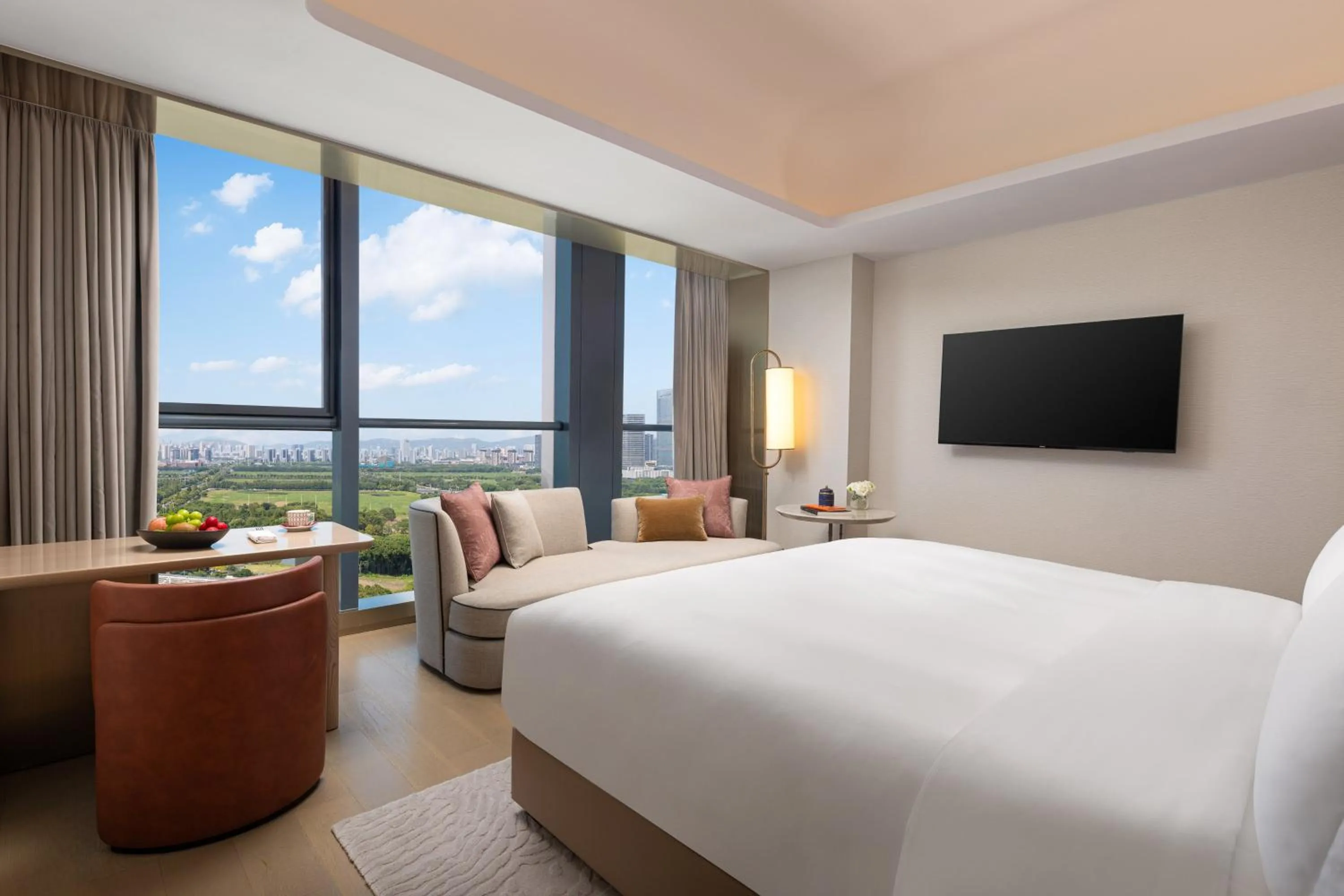 Photo of the whole room, Bed in InterContinental Wuxi Taihu New City by IHG
