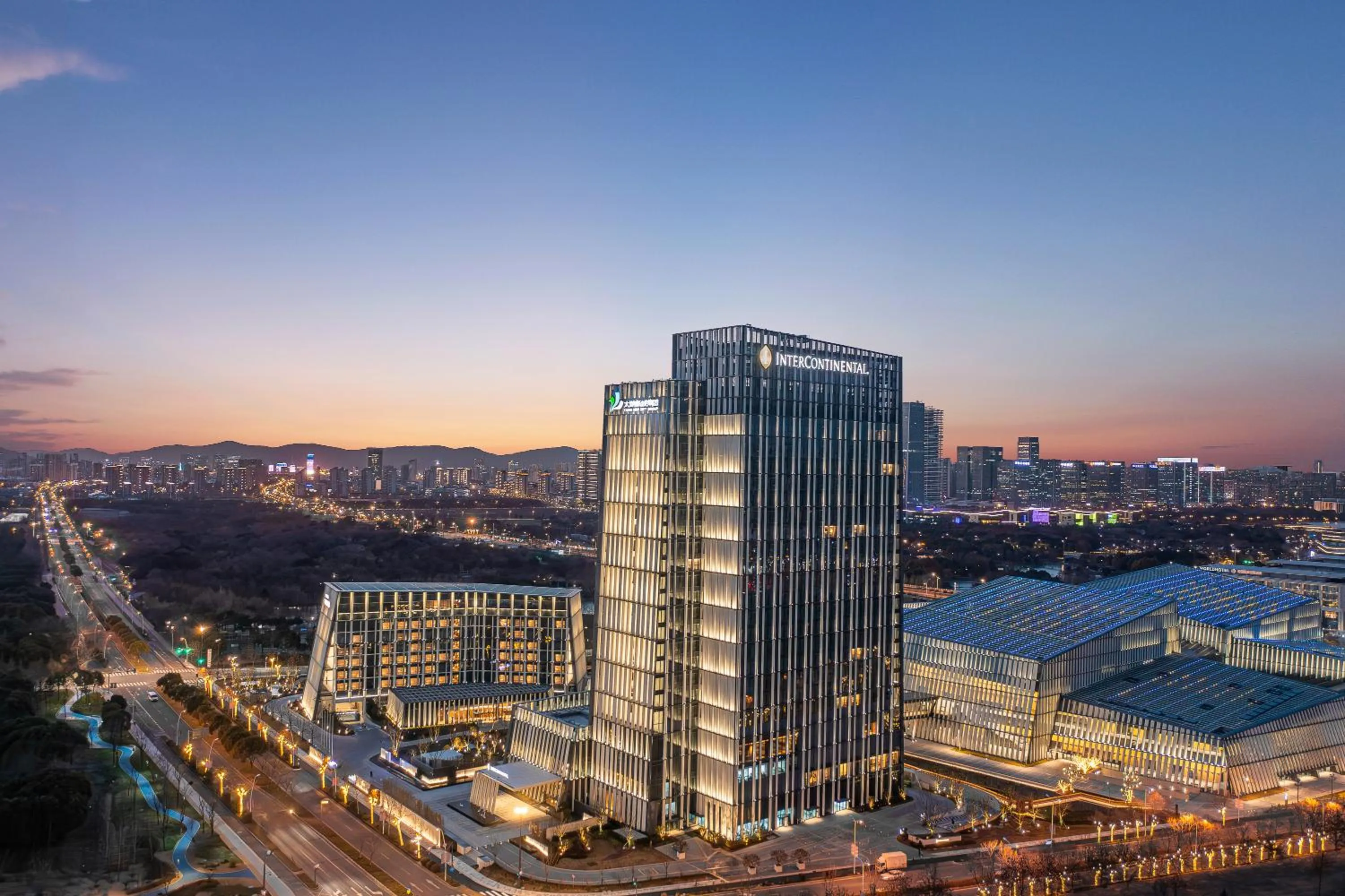 Property building in InterContinental Wuxi Taihu New City by IHG