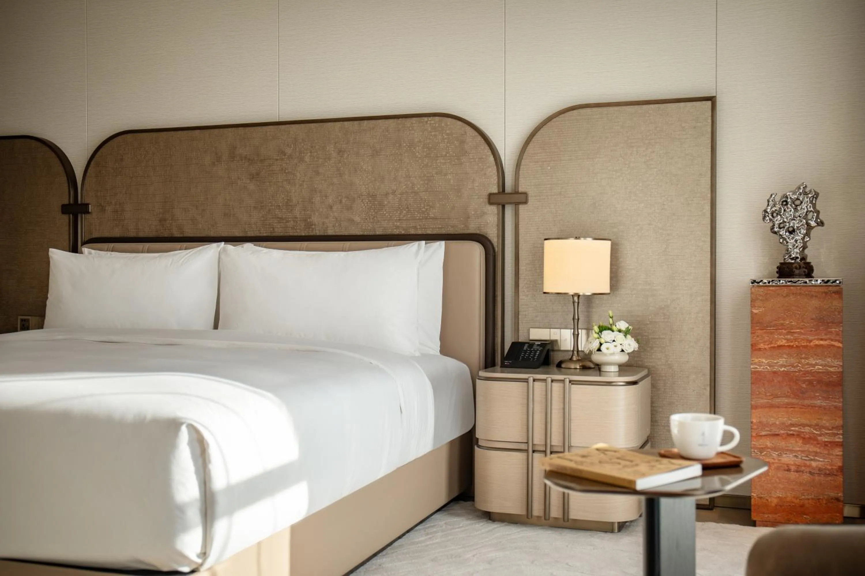 Bed in InterContinental Wuxi Taihu New City by IHG