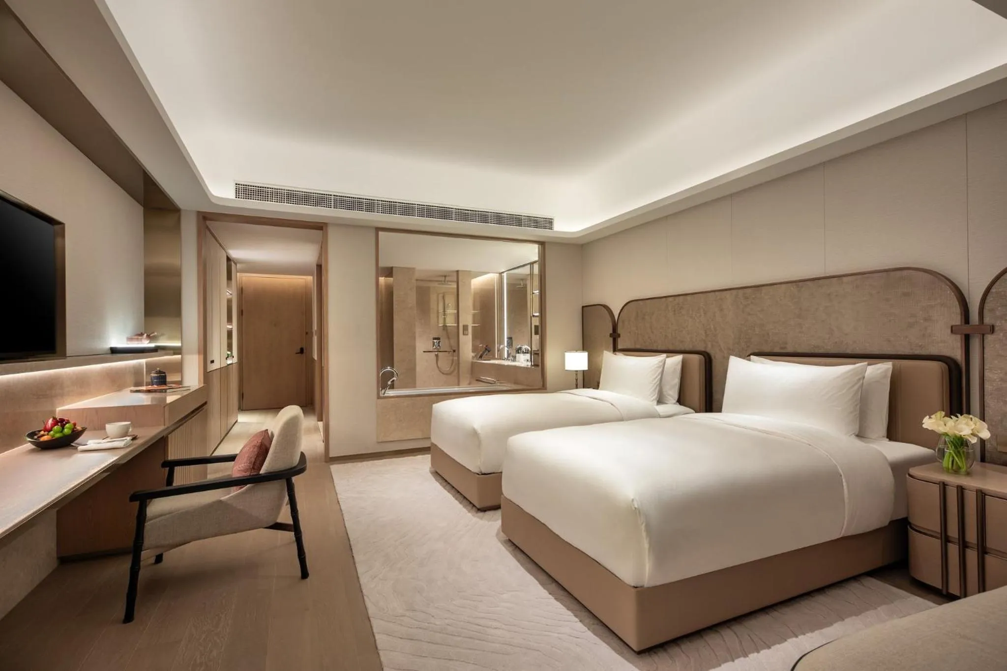Photo of the whole room, Bed in InterContinental Wuxi Taihu New City by IHG
