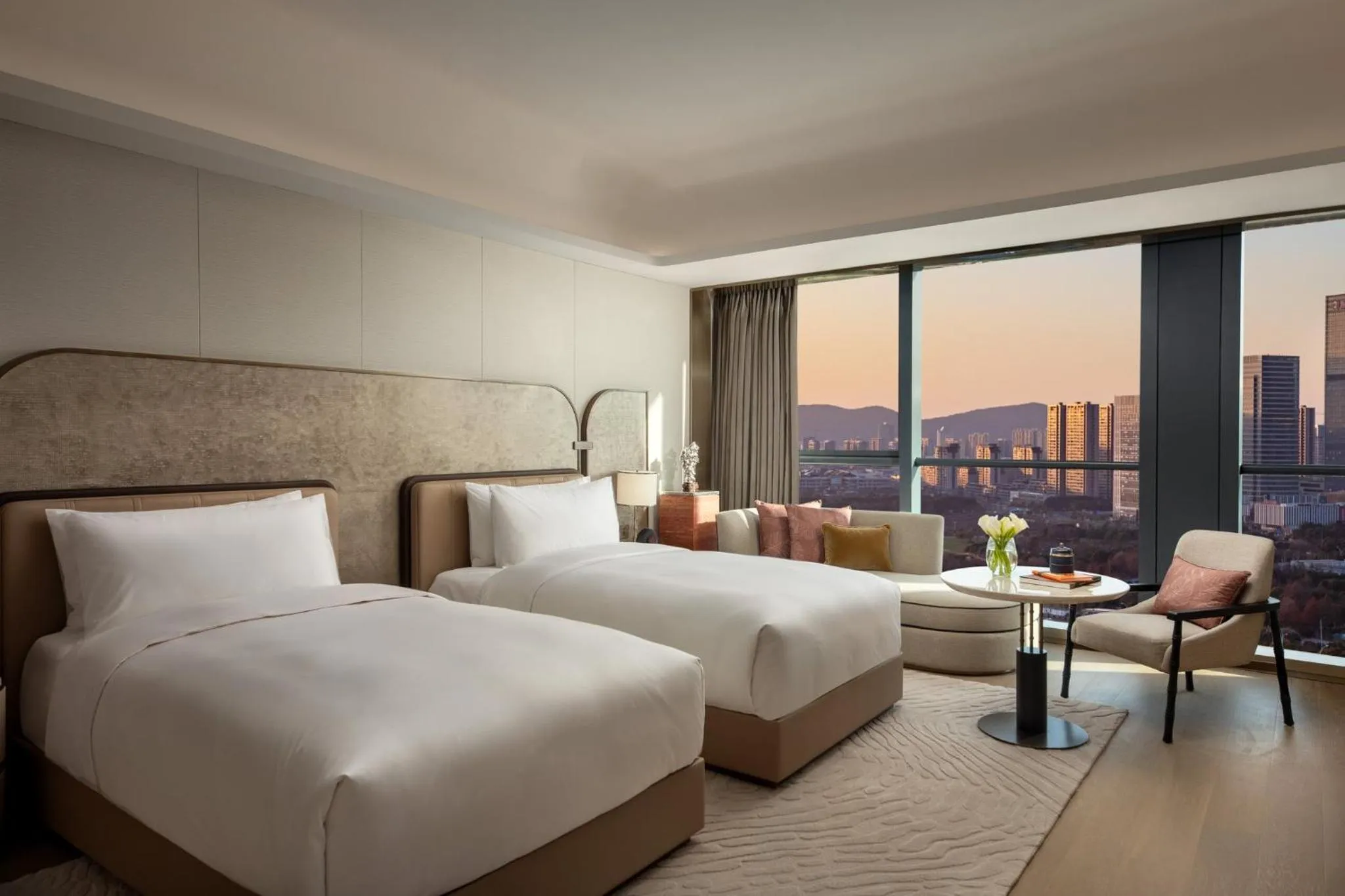 Photo of the whole room, Bed in InterContinental Wuxi Taihu New City by IHG