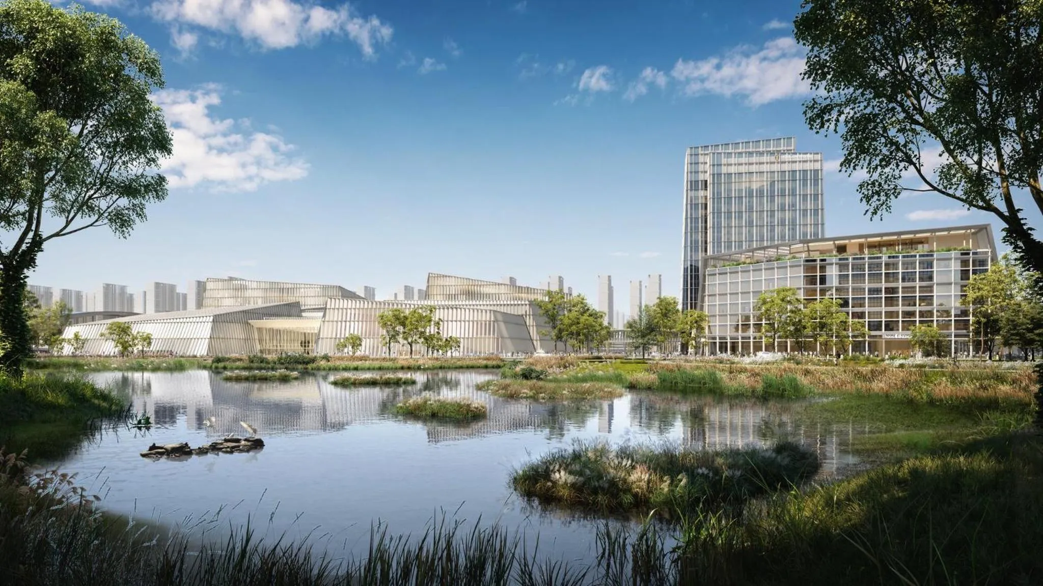 Property building in Hotel Indigo Wuxi Taihu New City