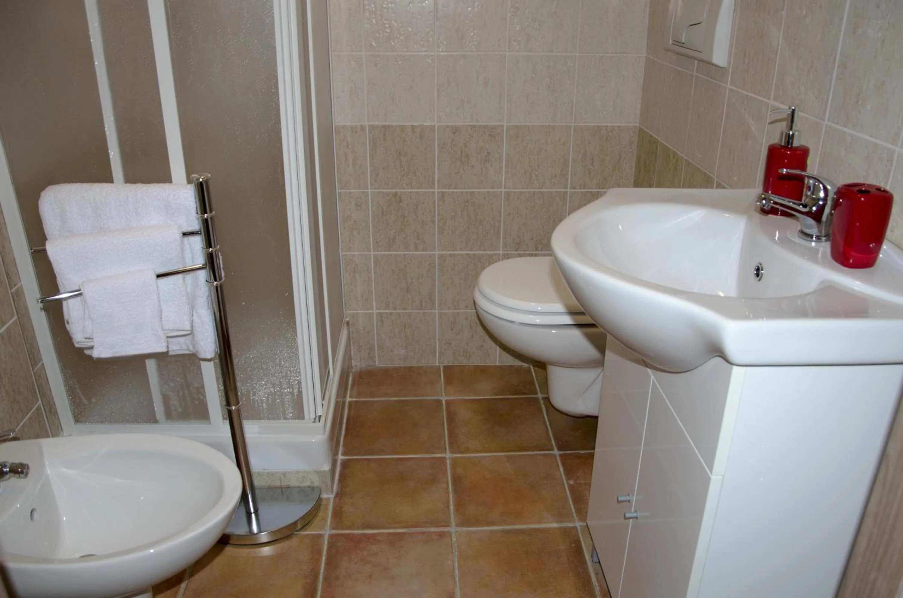 Shower in B&B Nonna Sini