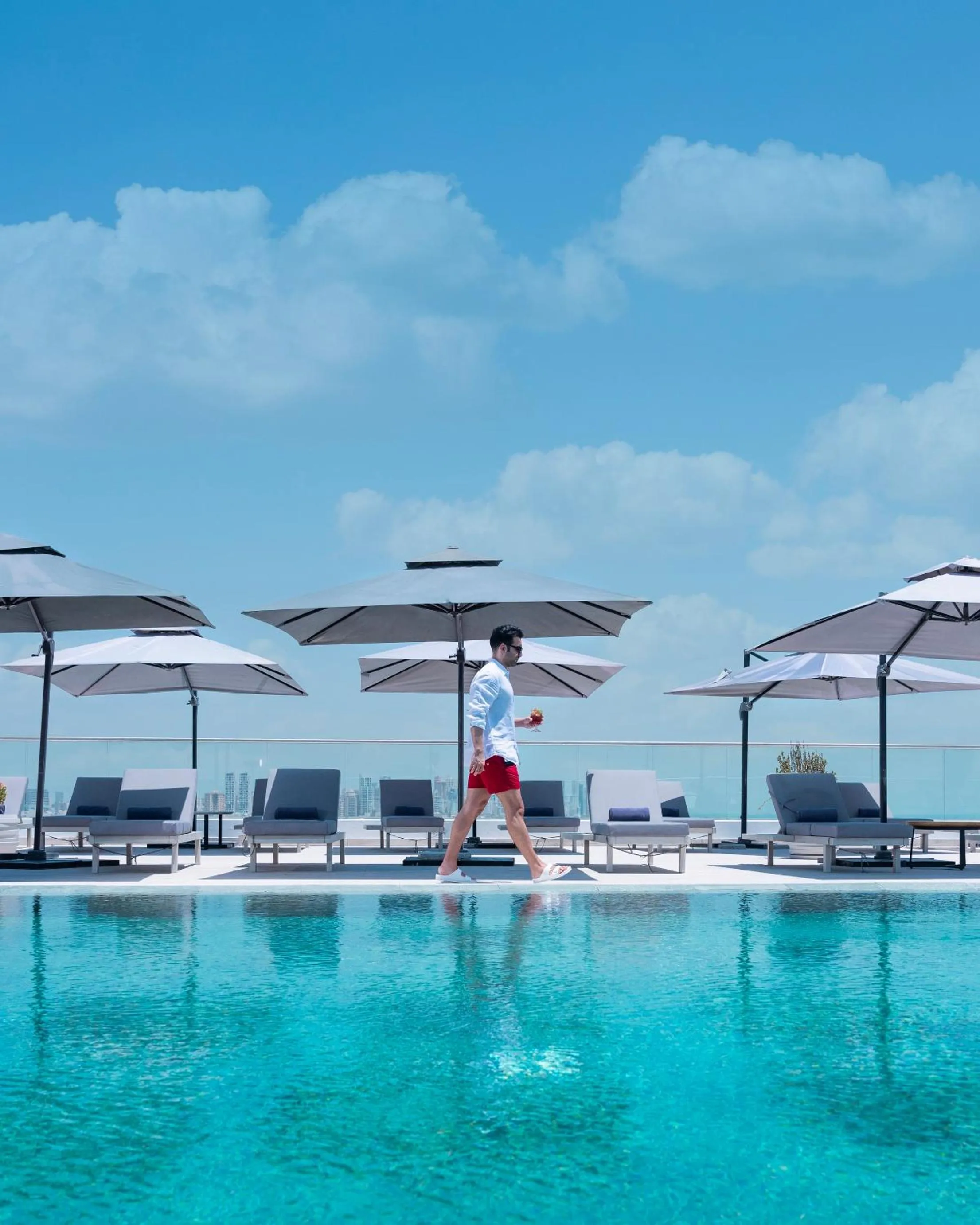 Pool view in Arabella Beach Hotel Kuwait, Vignette Collection by IHG