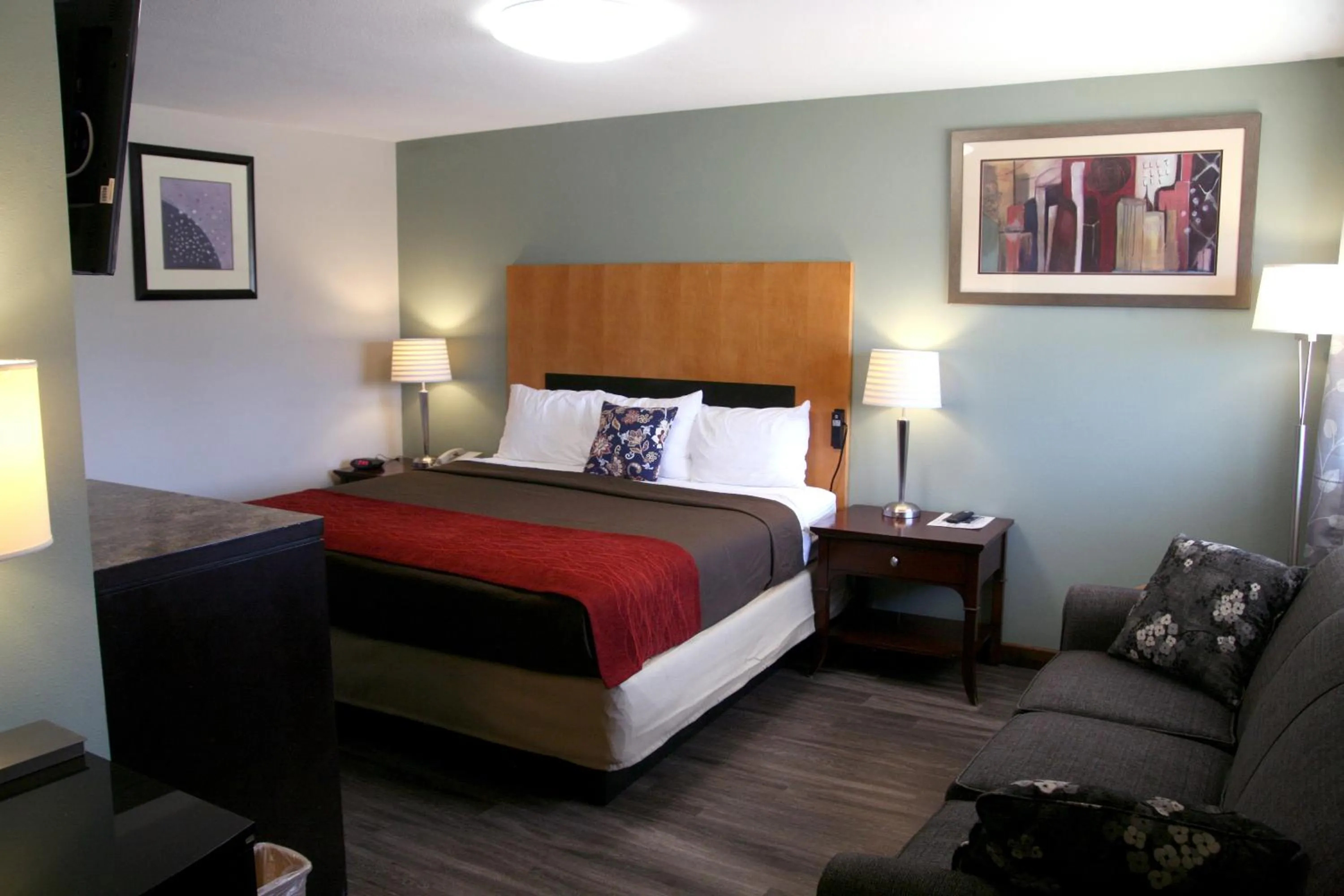 Photo of the whole room in South T Motel