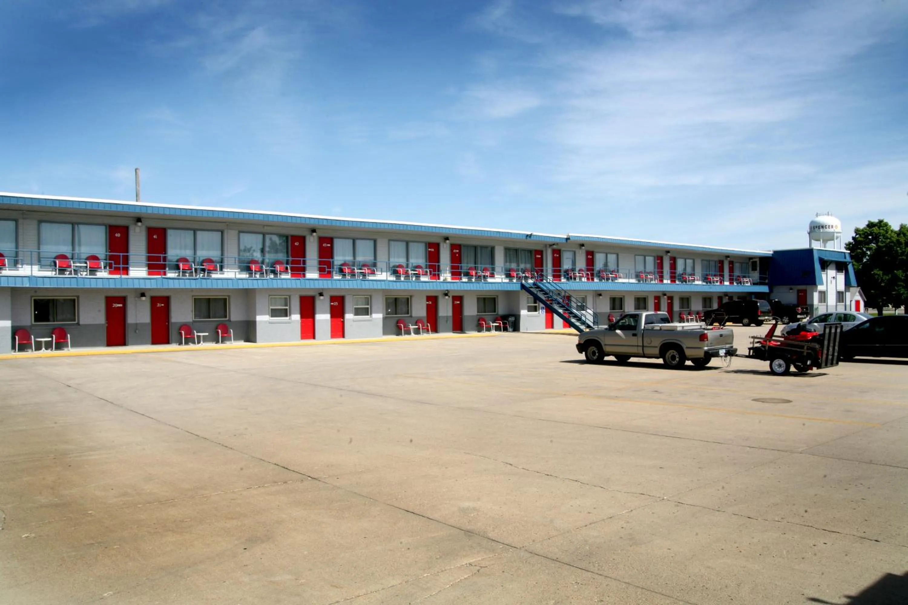 Property building in South T Motel