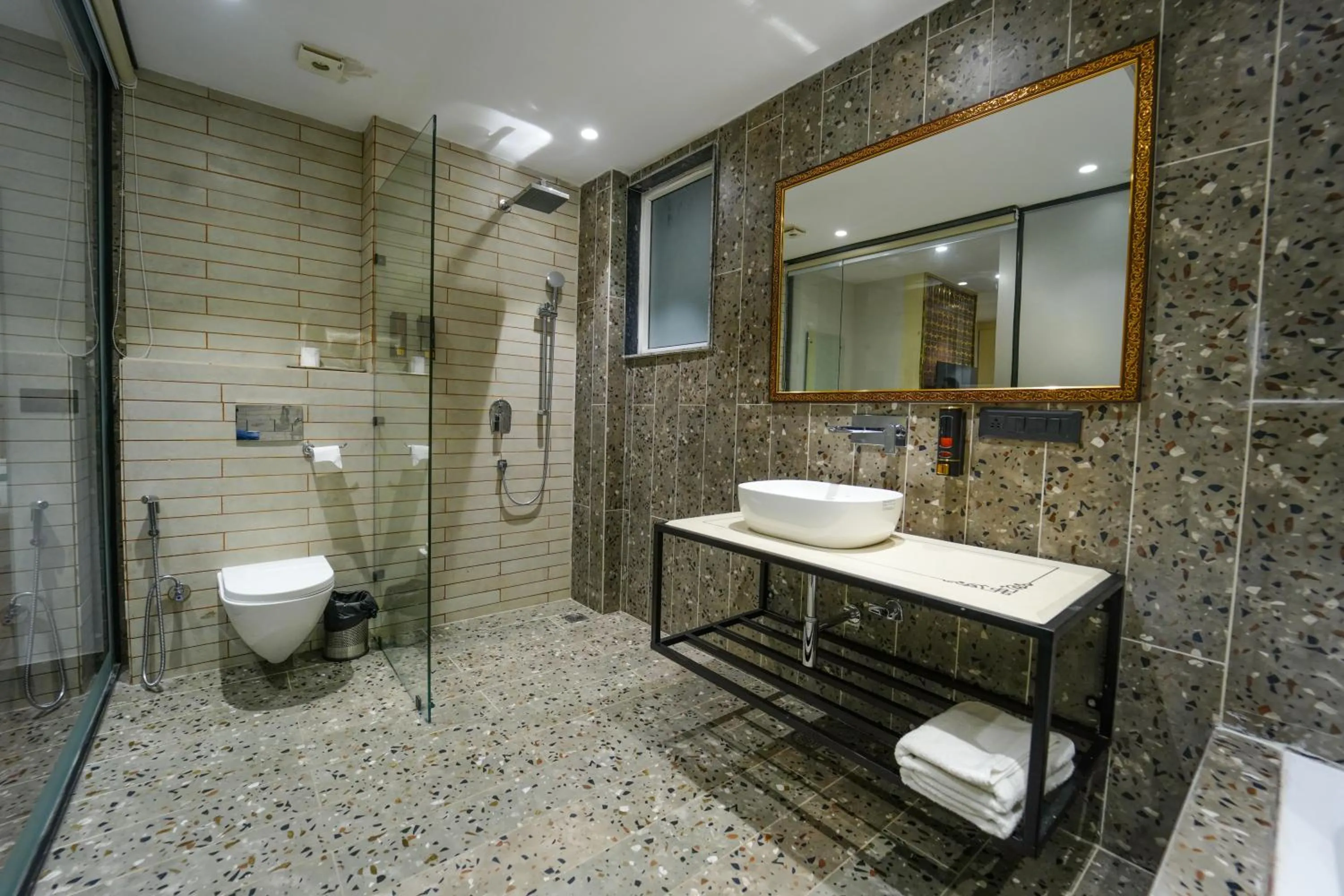 Toilet in Clay Inn Hotels, Paschim Vihar