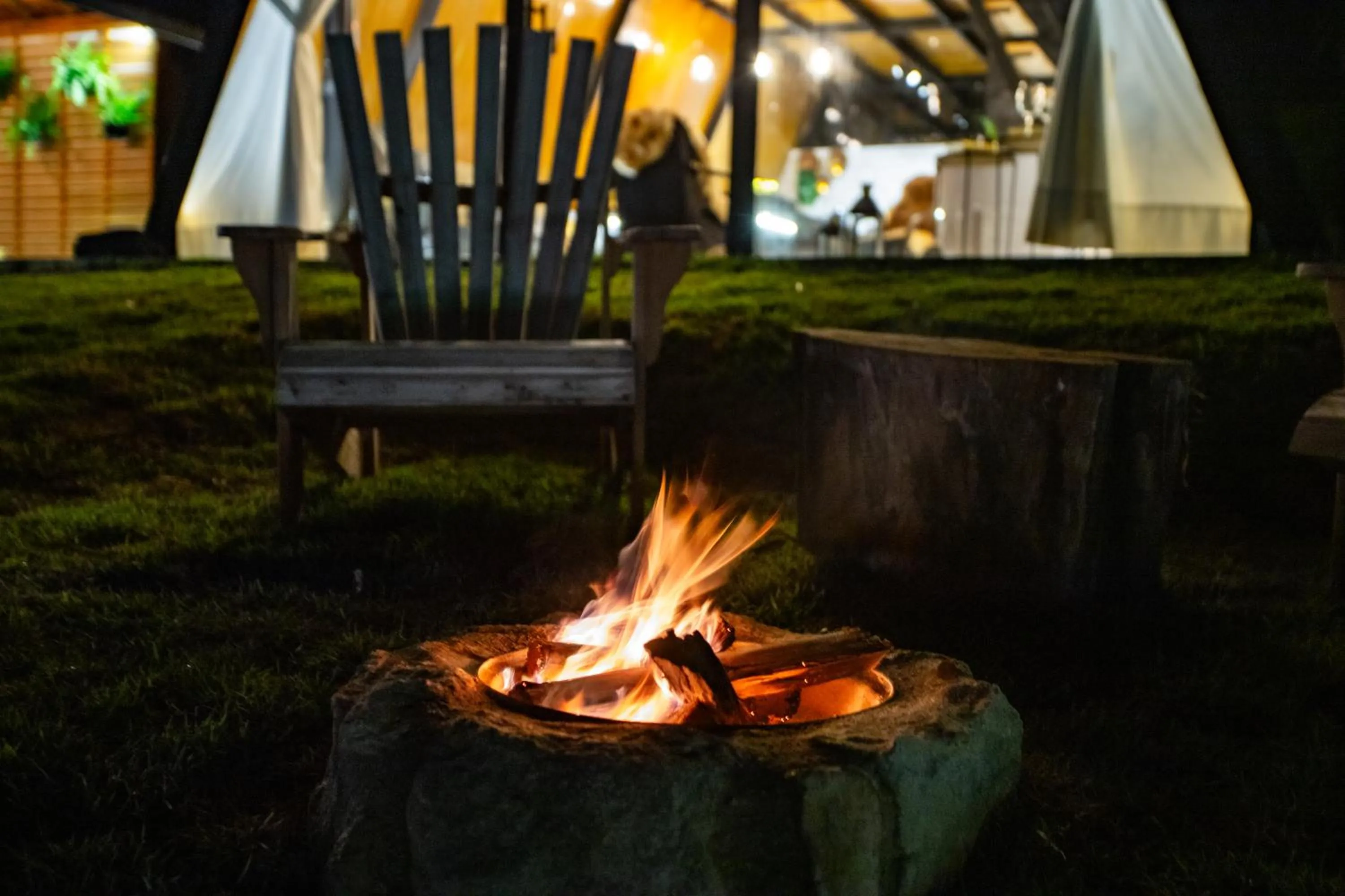 Night in Chalés Quinta da Boa Vista