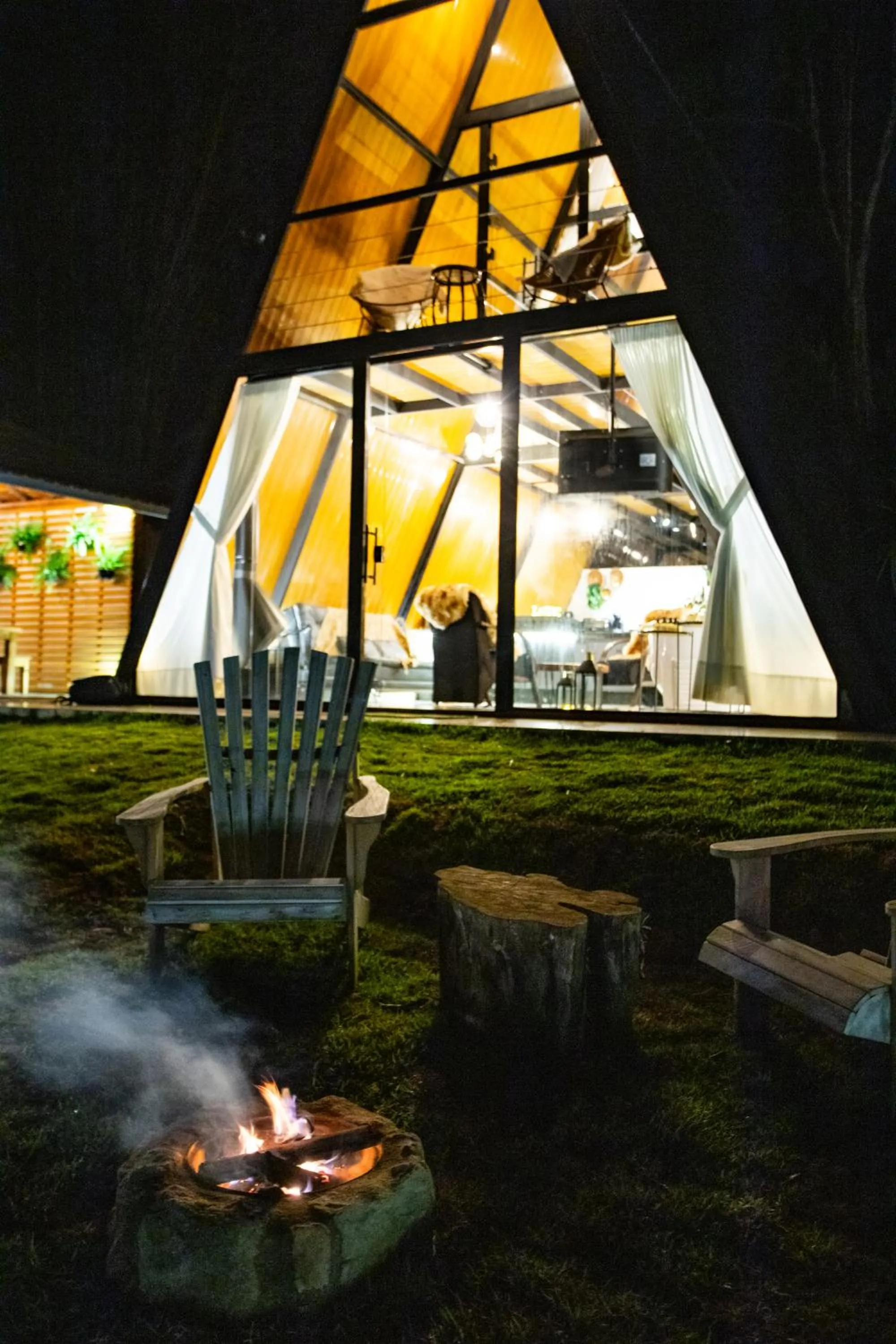 Night in Chalés Quinta da Boa Vista